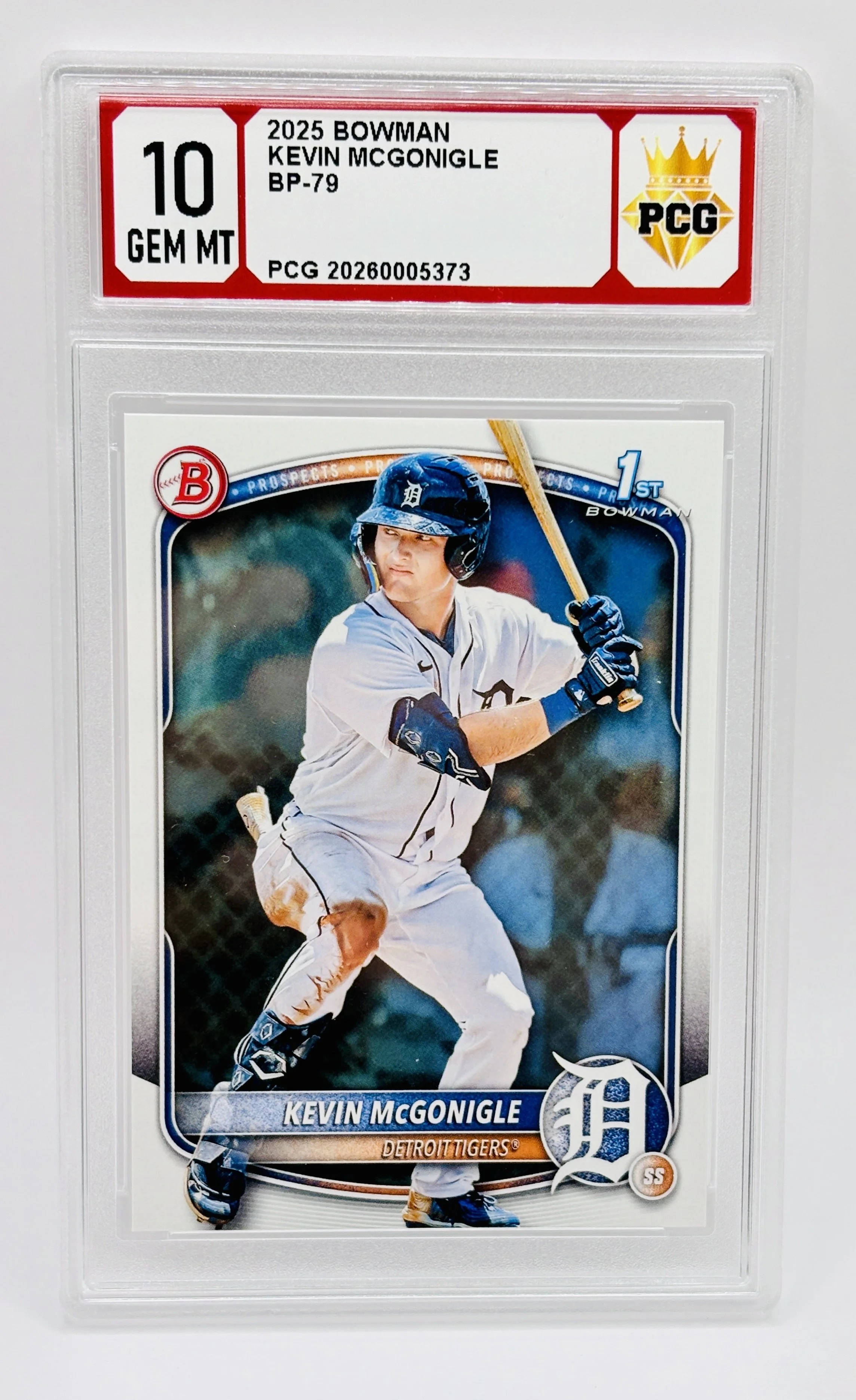 #20260005373 2025 KEVIN MCGONIGLE 10 GEM MT