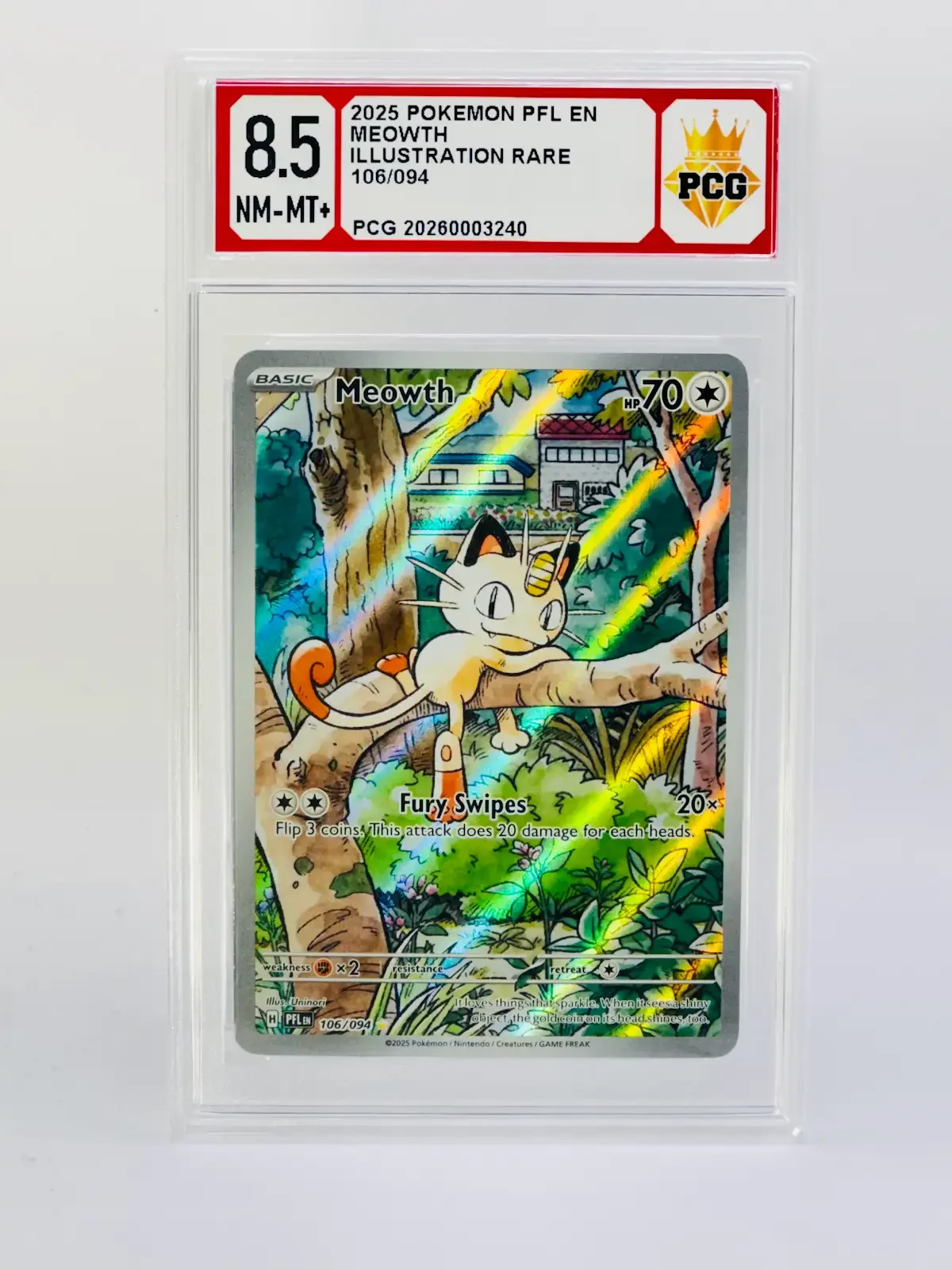 20260003240 2025 MEOWTH 8.5 NM-MT+