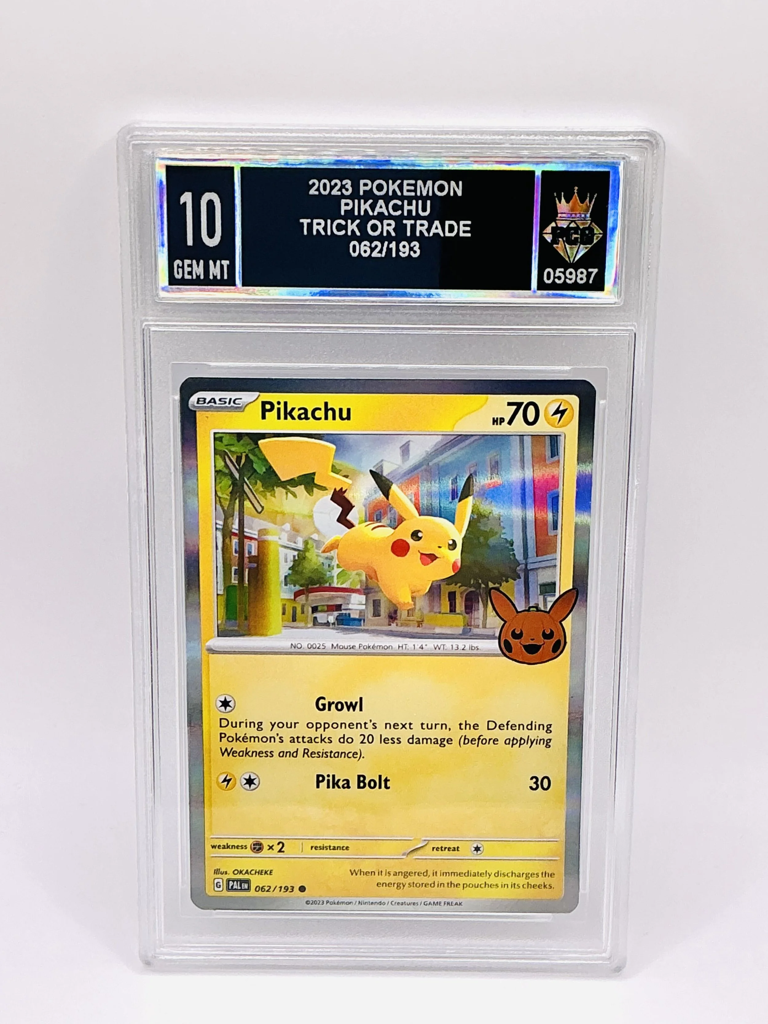#05987 2023 PIKACHU 10 GEM MT