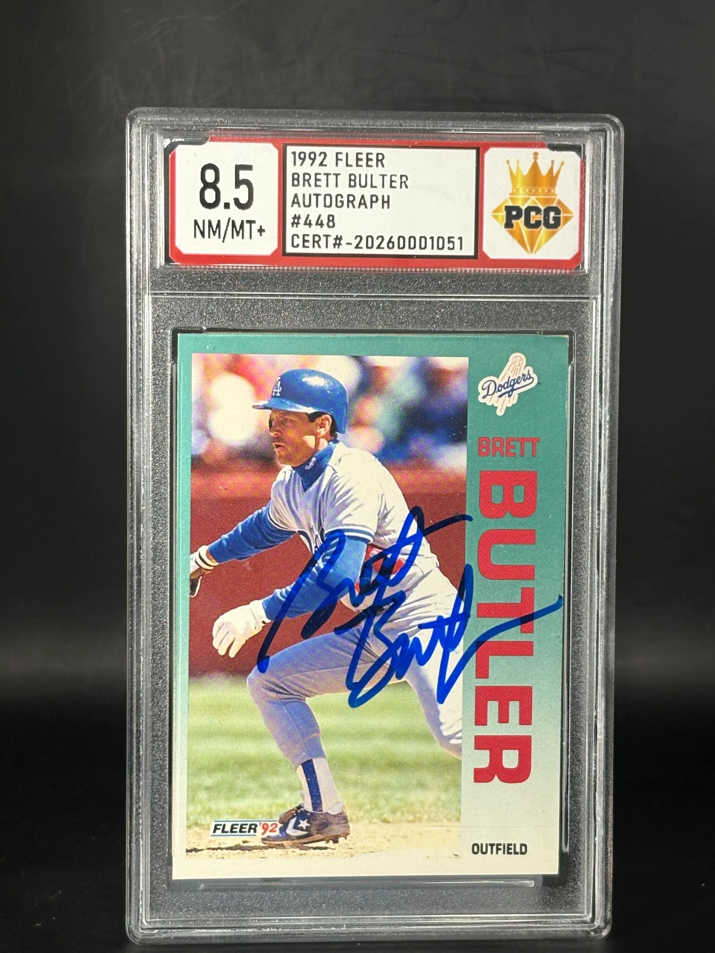 #20260001051 1992 BRETT BUTLER 8.5 NM/MT+