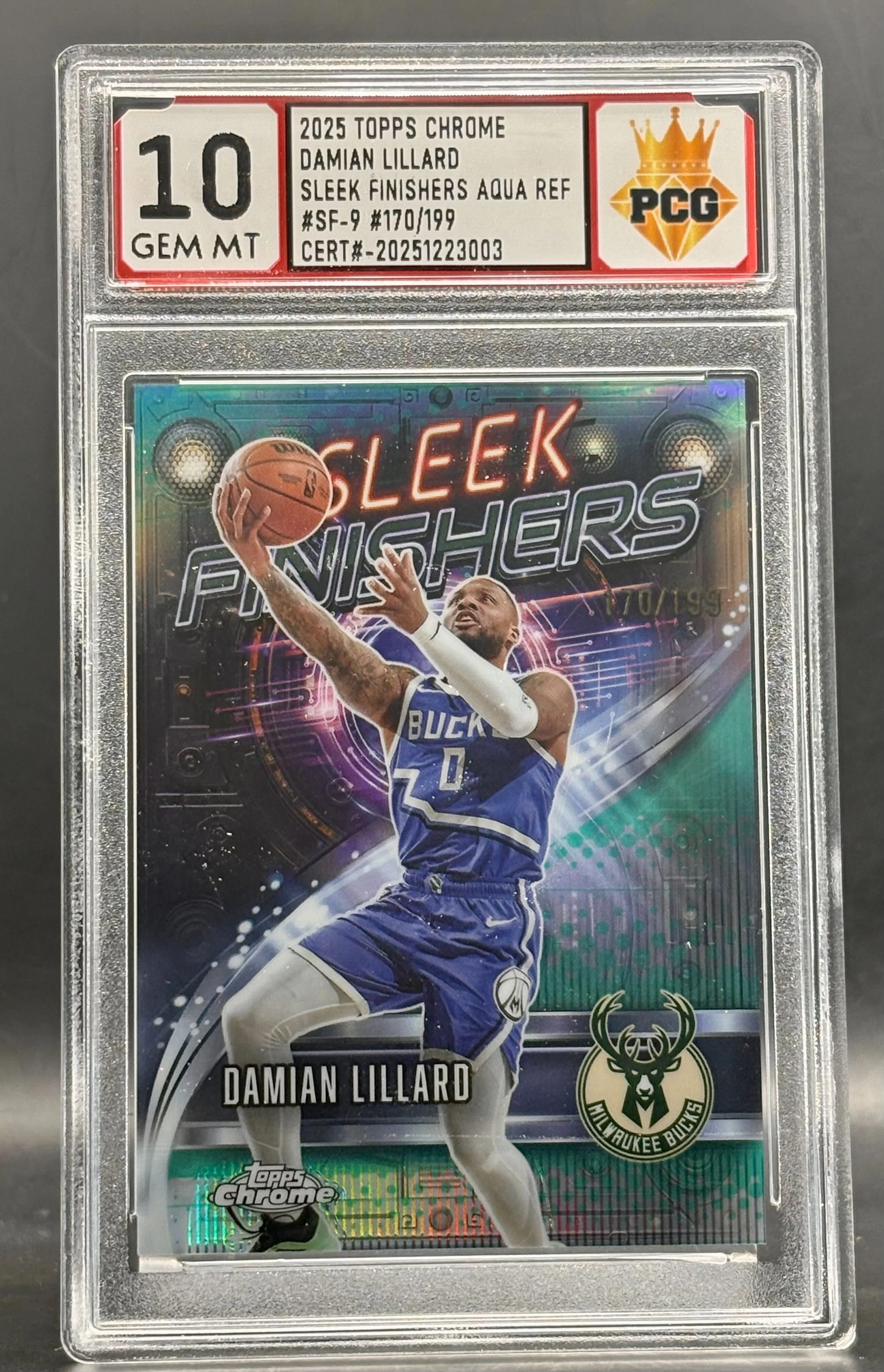 #20251223003 2025 DAMIAN LILLARD 10 GEM MT