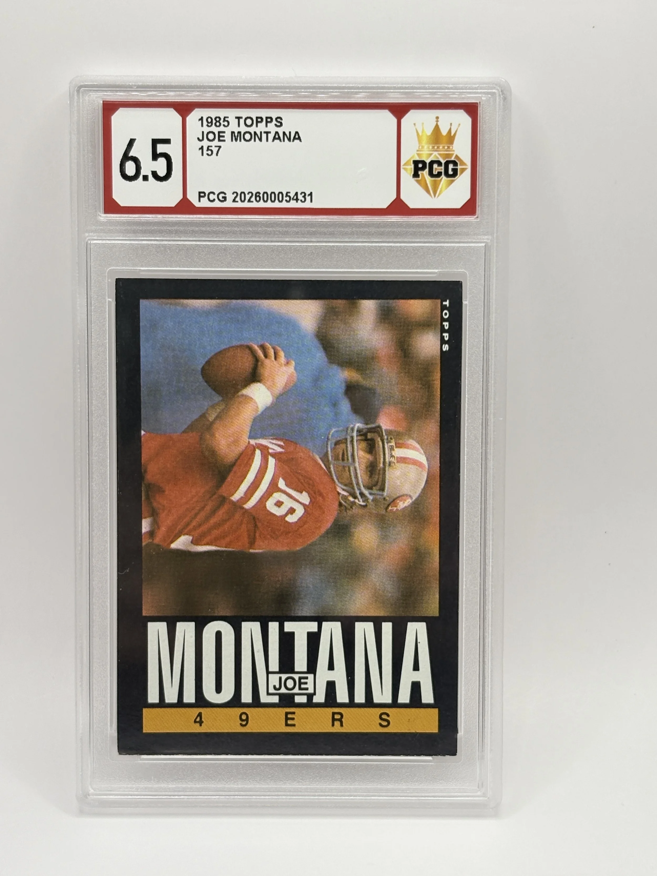 #20260005431 1985 JOE MONTANA 6.5
