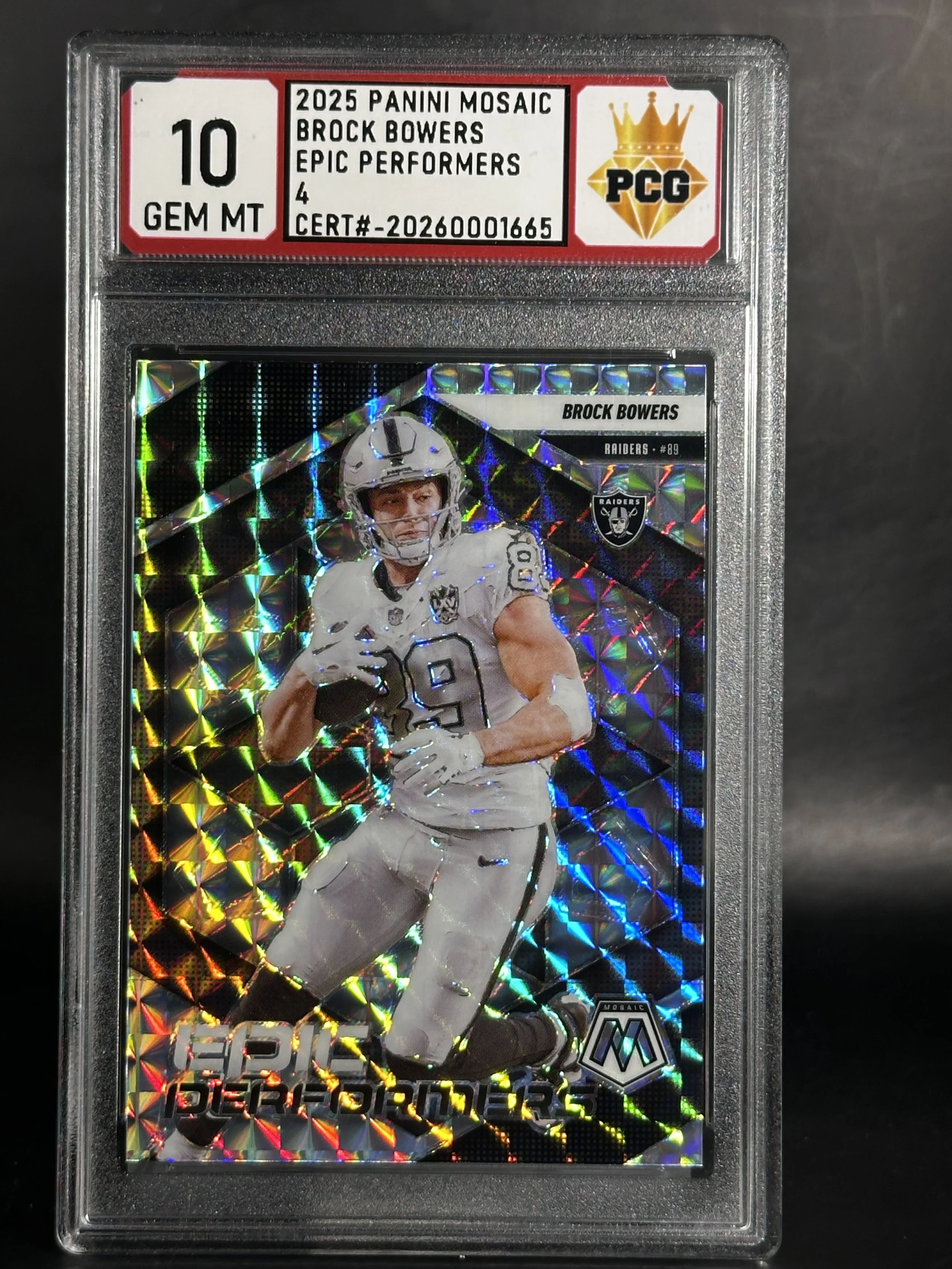 #20260001665 2025 BROCK BOWERS 10 GEM MT
