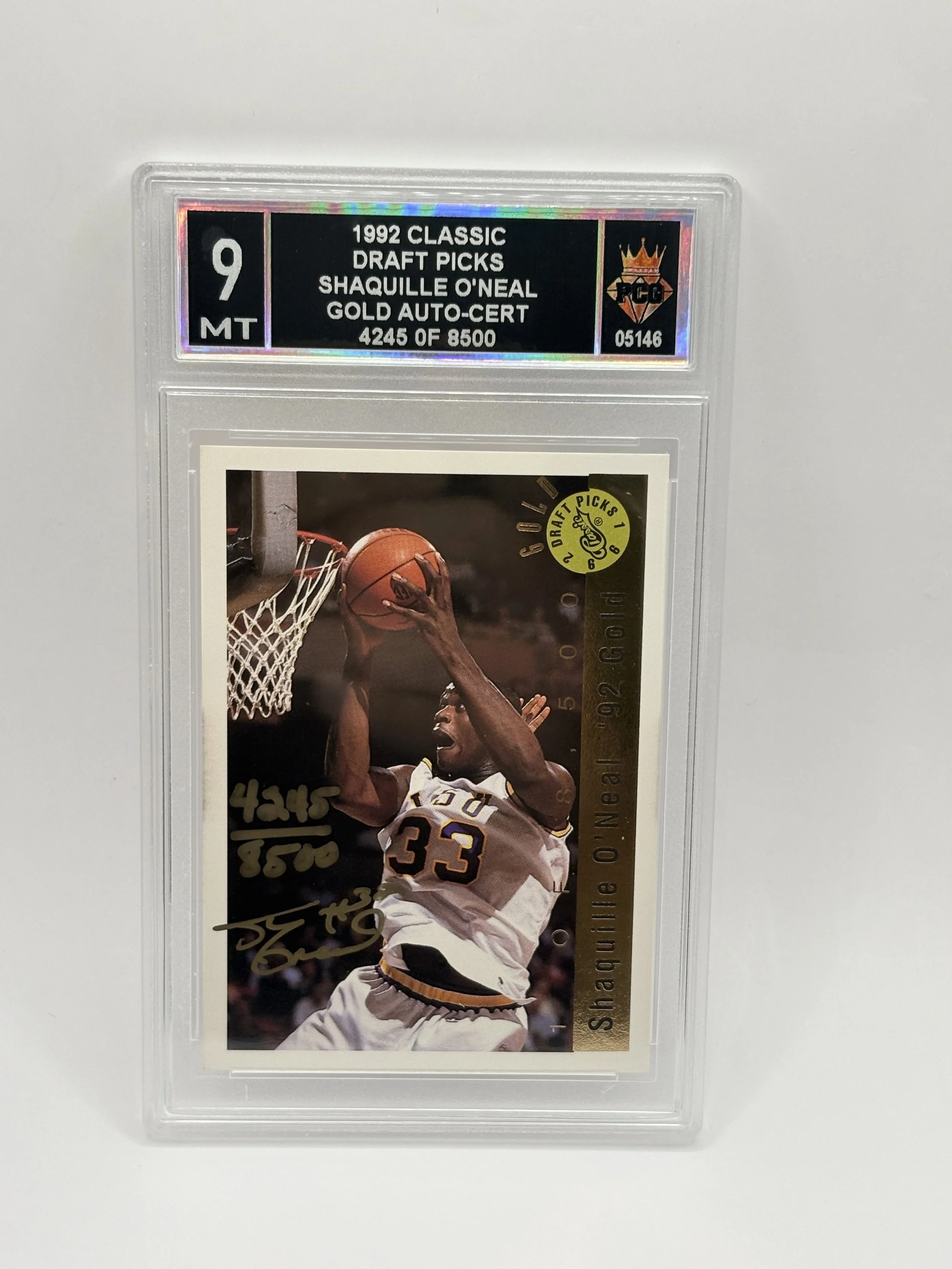 #20260005146 1992 SHAQUILLE O'NEAL 9 MT