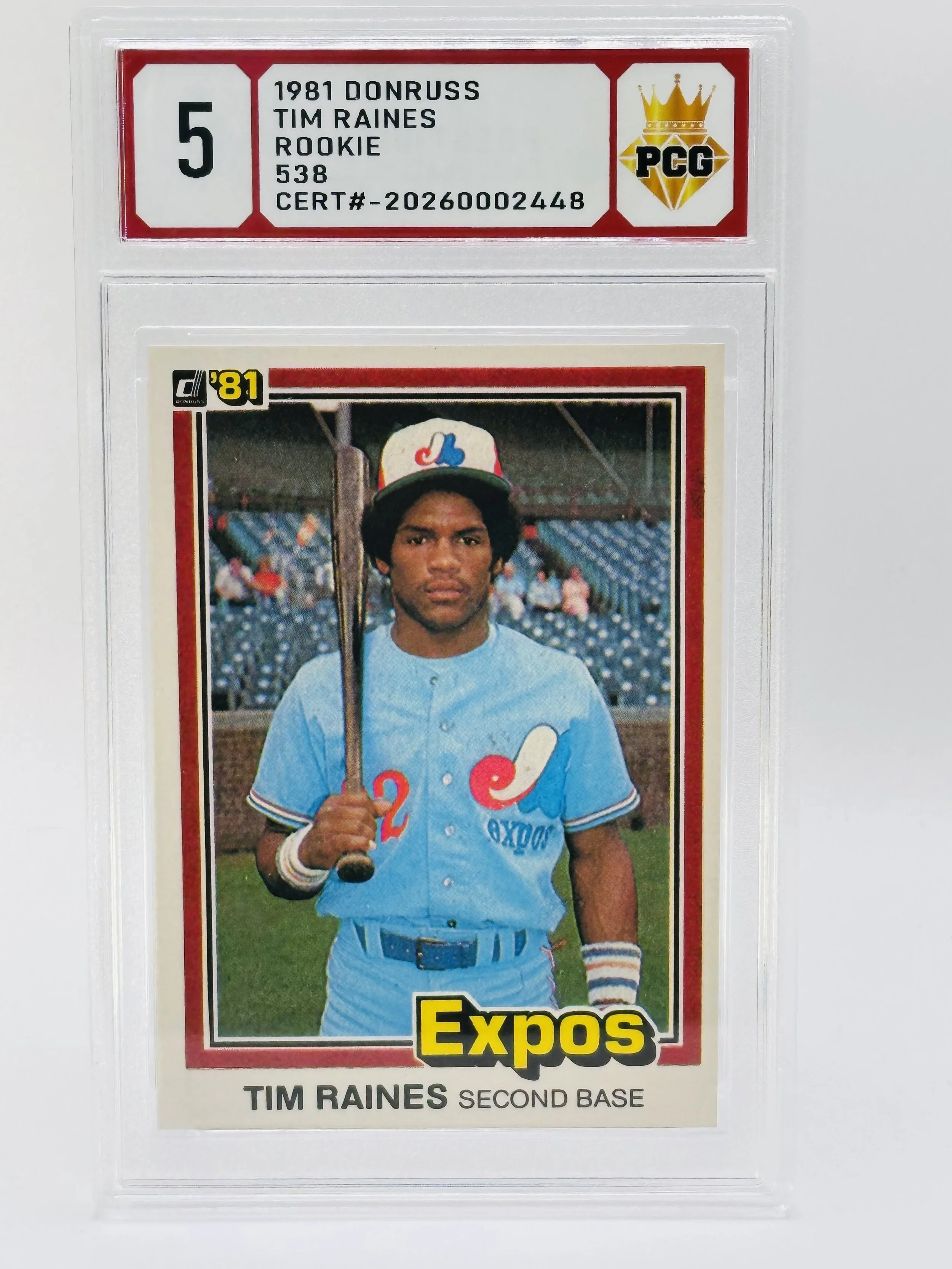 #20260002478 1981 TIM RAINES 5