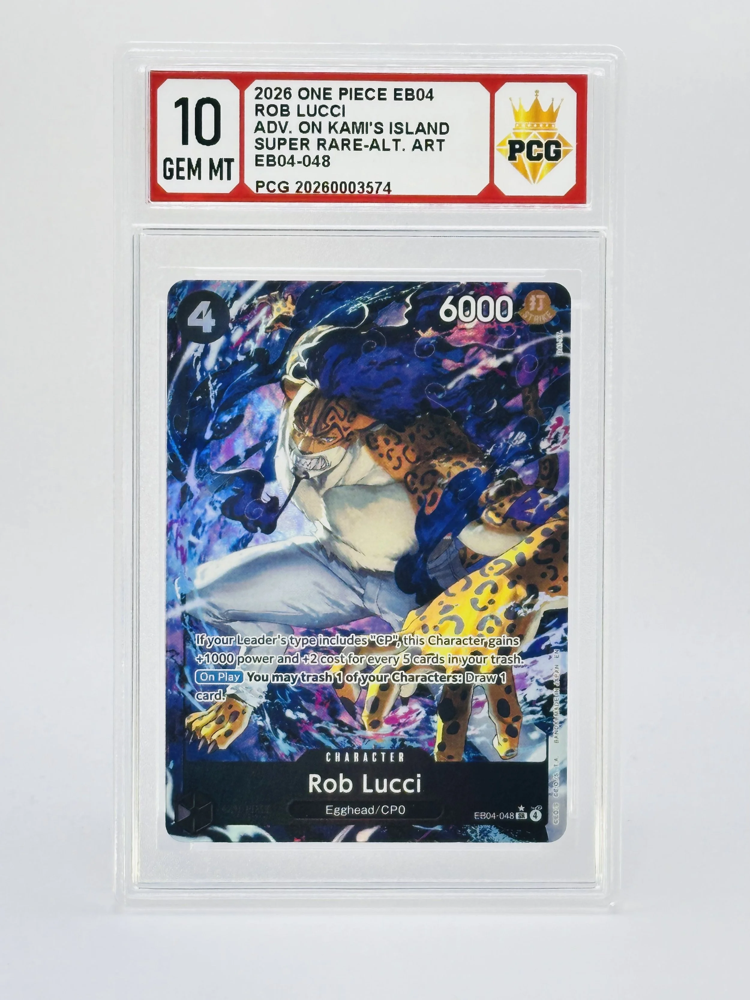 #20260003574 2026 ROB LUCCI 10 GEM MT