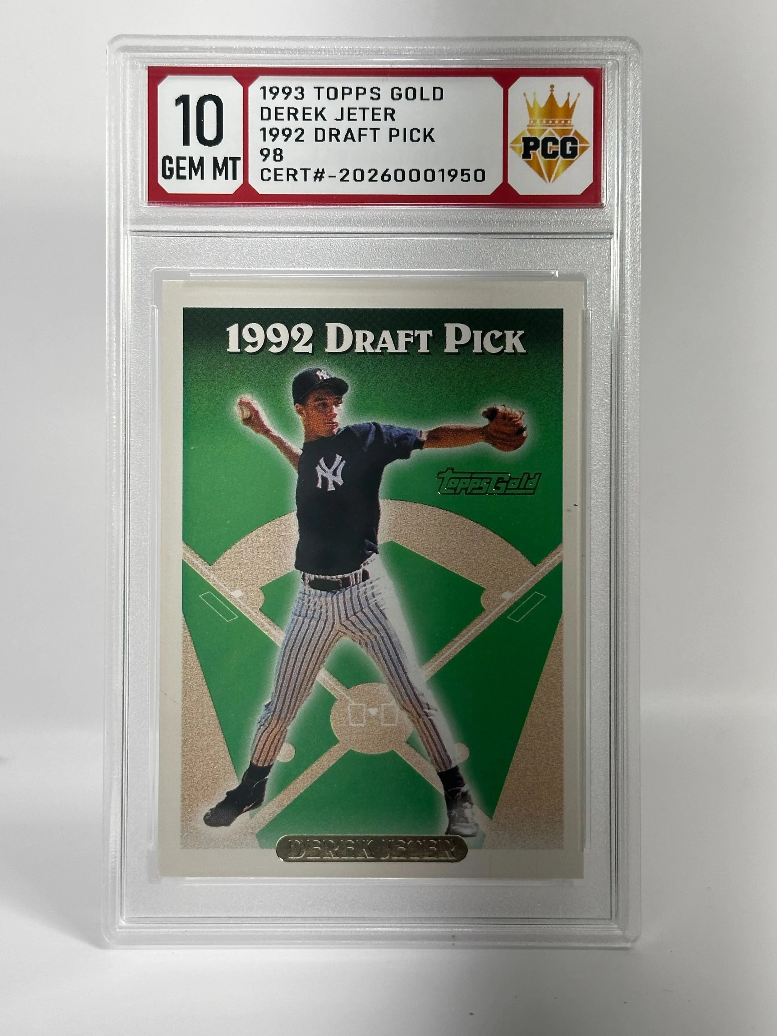 #20260001950 1993 DEREK JETER 10 GEM MT