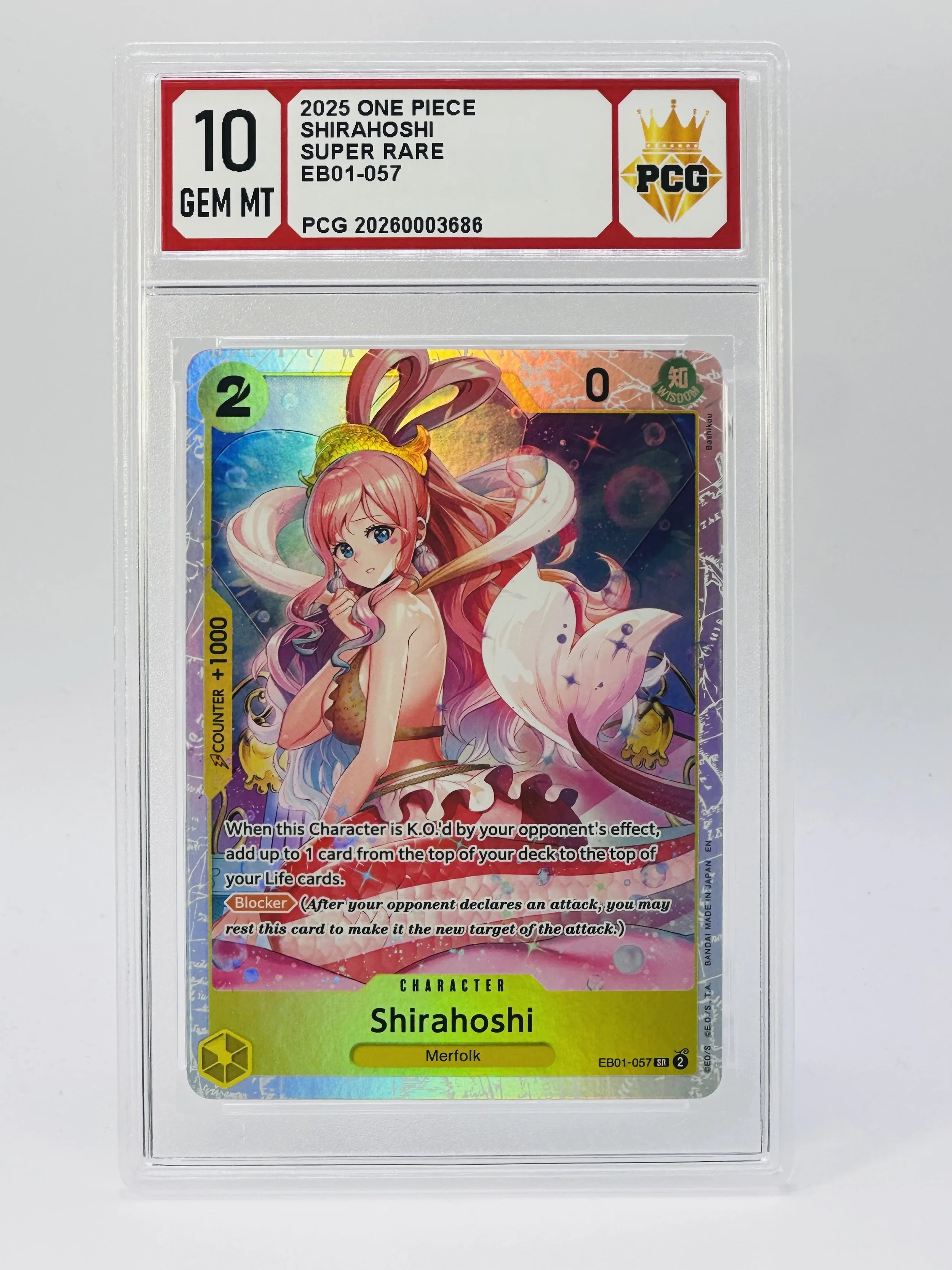 #20260003686 2025 SHIRAHOSHI 10 GEM MT