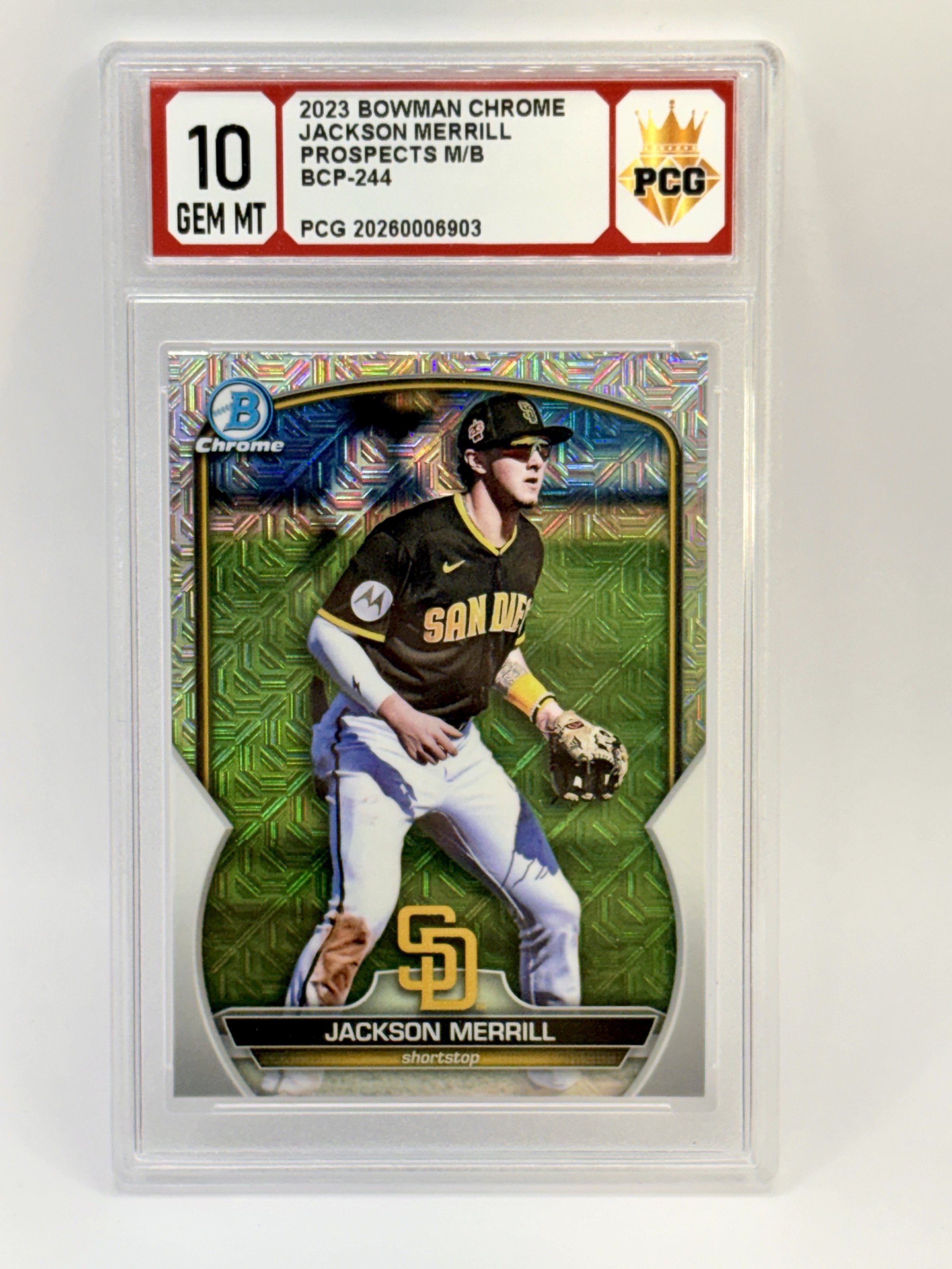 #20260006903 2023 JACKSON MERRILL 10 GEM MT
