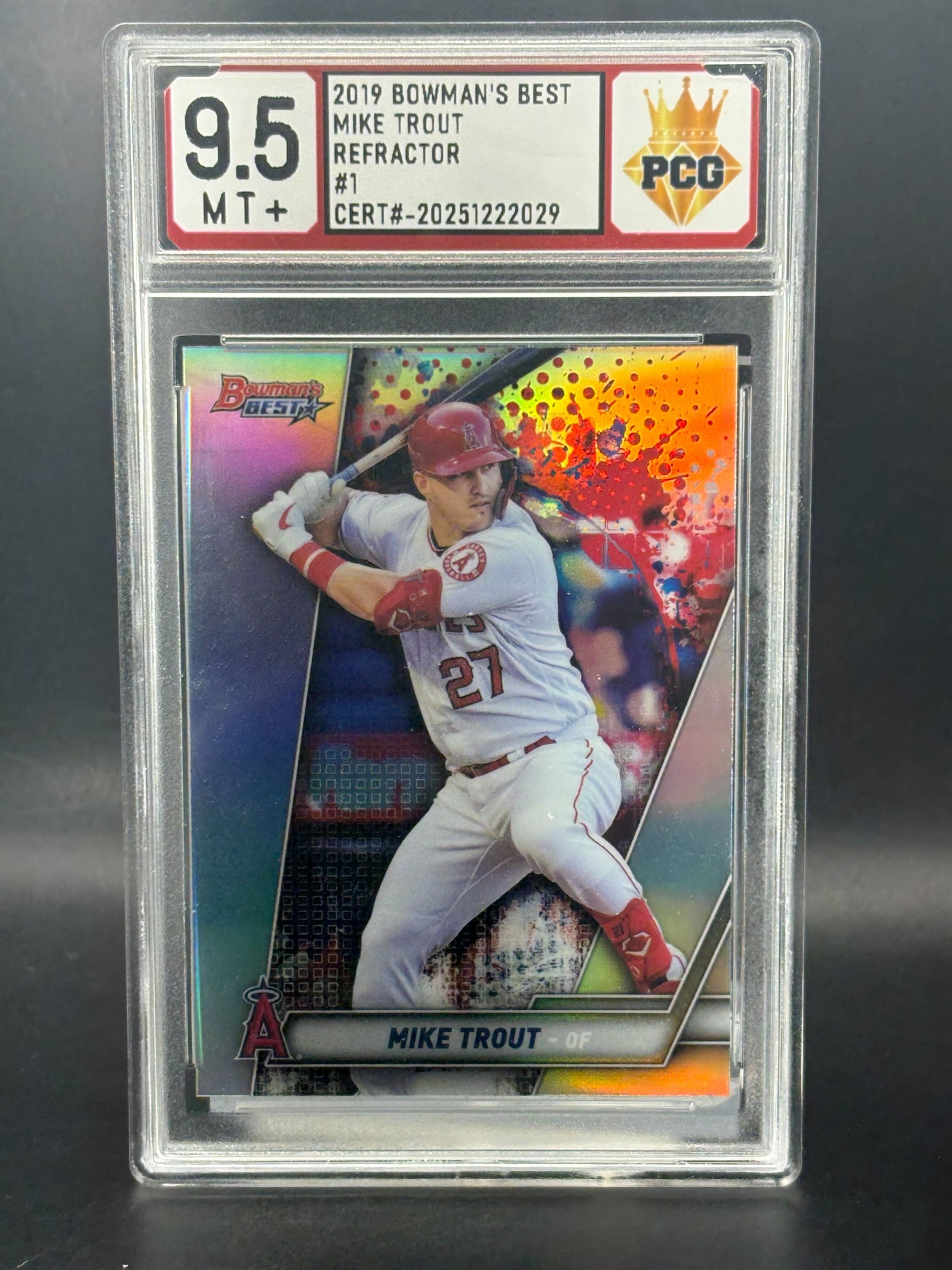 #20251222029 2019 MIKE TROUT 9.5 MT+
