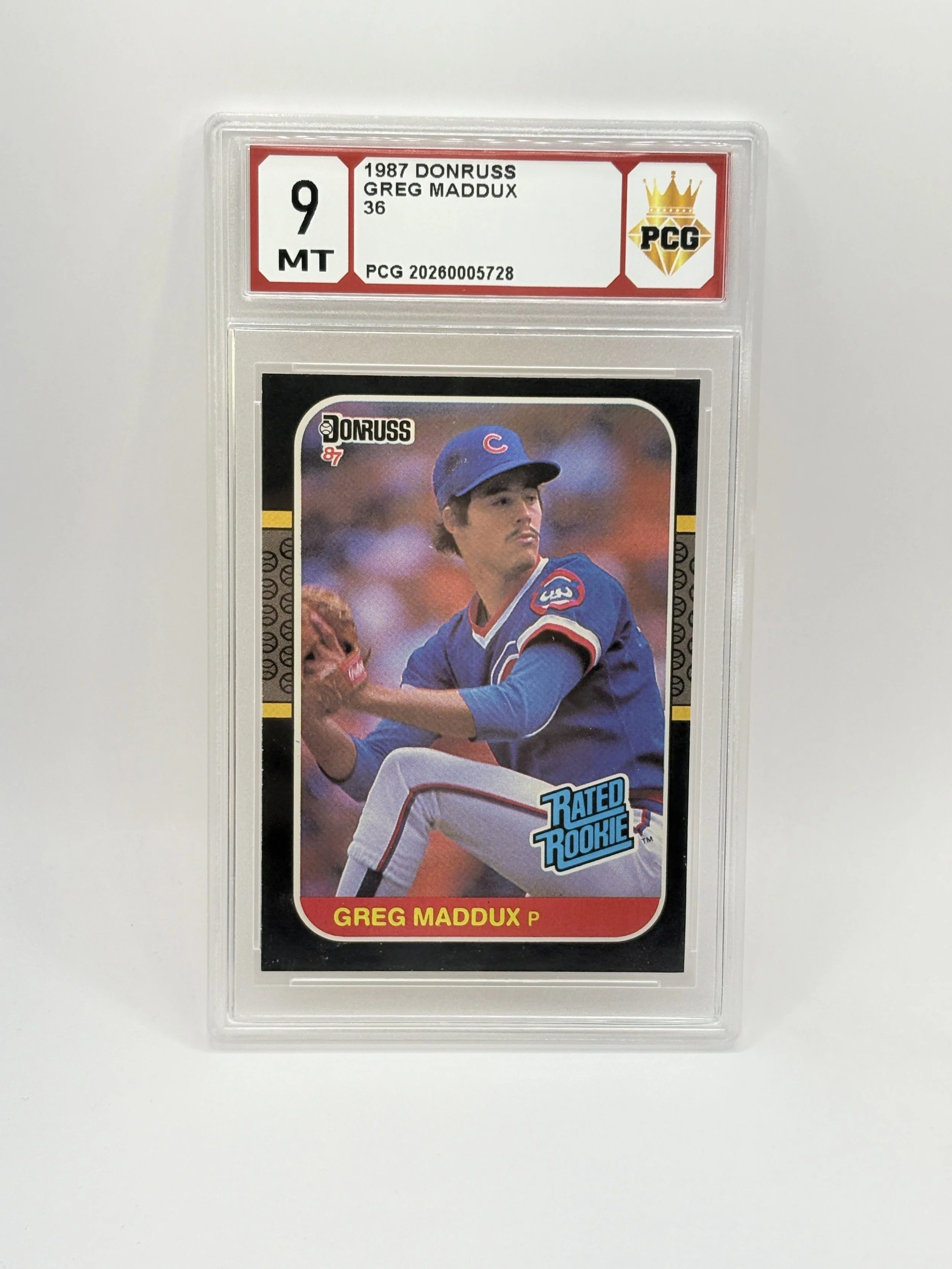 #20260005728 1987 GREG MADDUX 9 MT