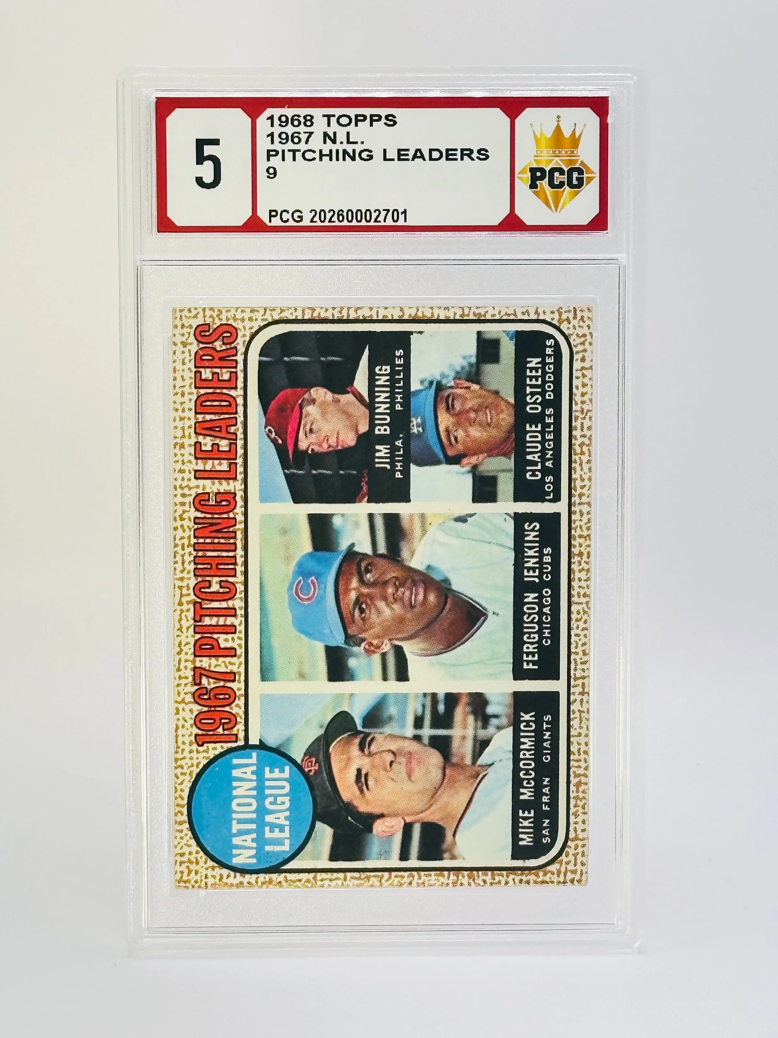 #20260002701 1968 PITCHING LEADERS 9