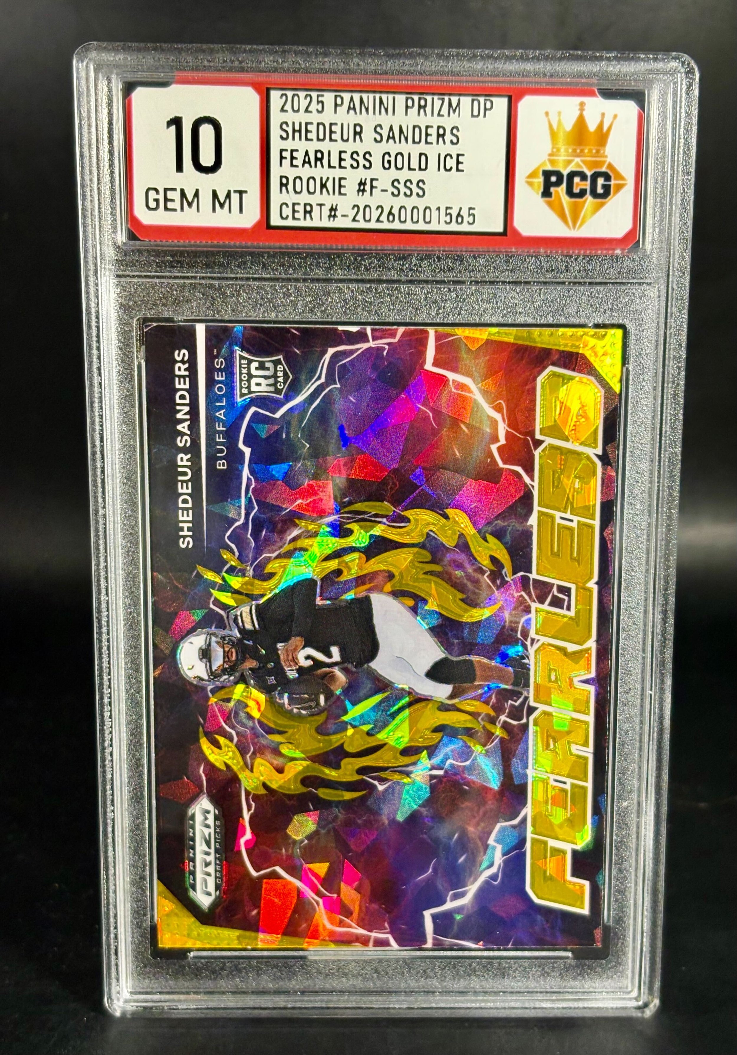 #20260001565 2025 SHEDEUR SANDERS 10 GEM MT