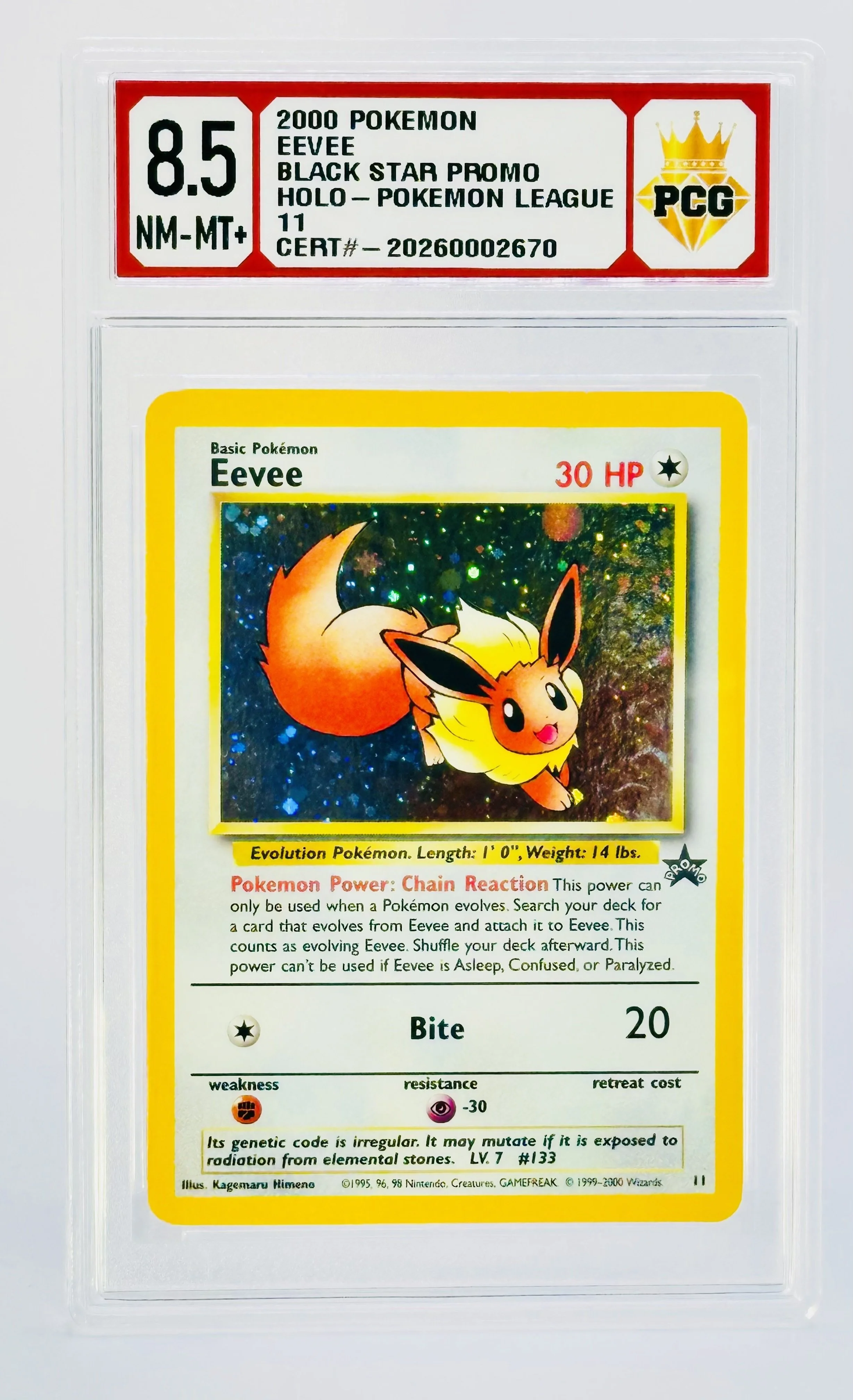 #20260002670 2000 EEVEE 8.5 NM-MT+