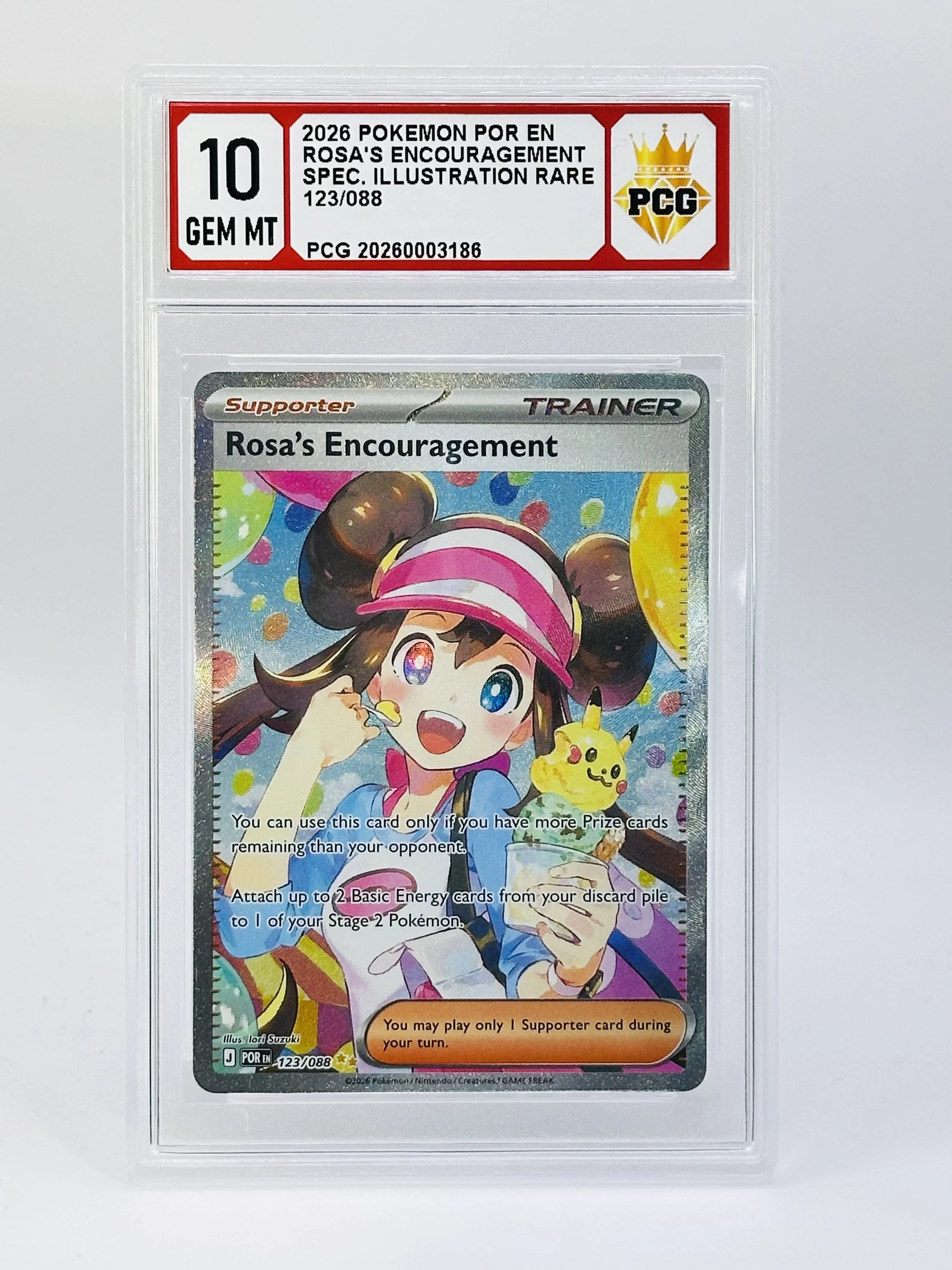 #20260003186 2026 ROSA'S ENCOURAGEMENT 10 GEM MT