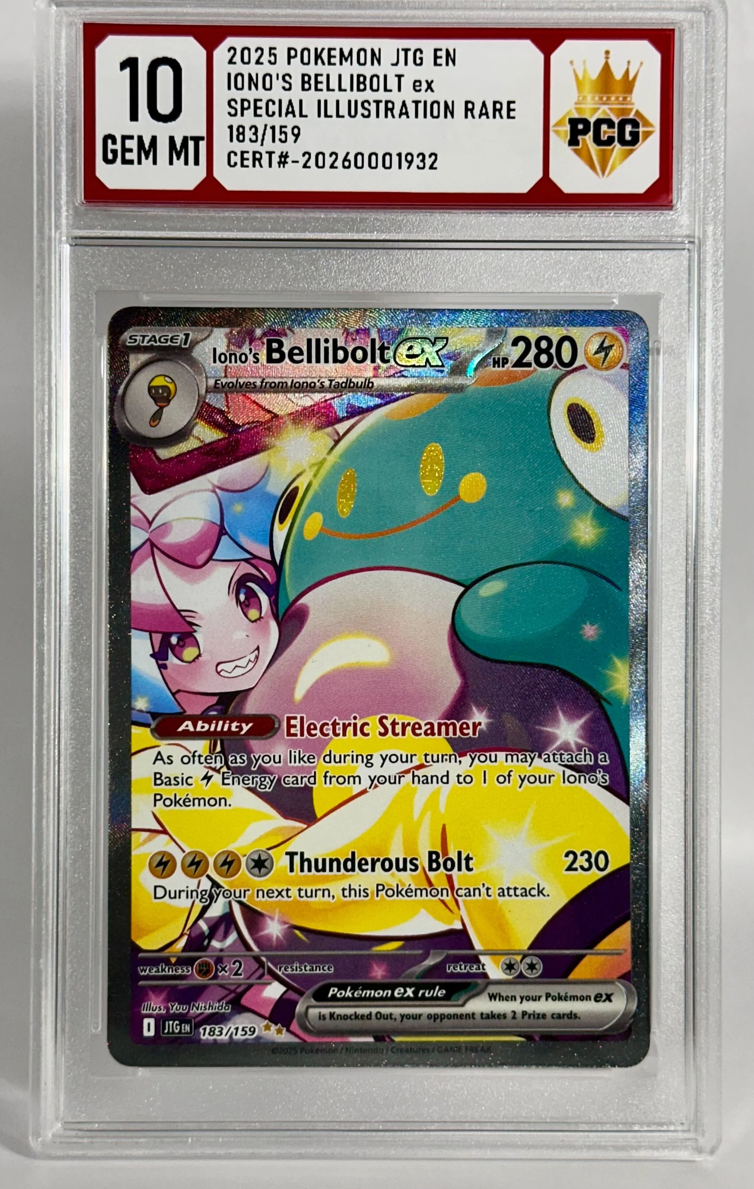 #20260001932 2025 IONOS'S BELLIBOLT EX 10 GEM MT