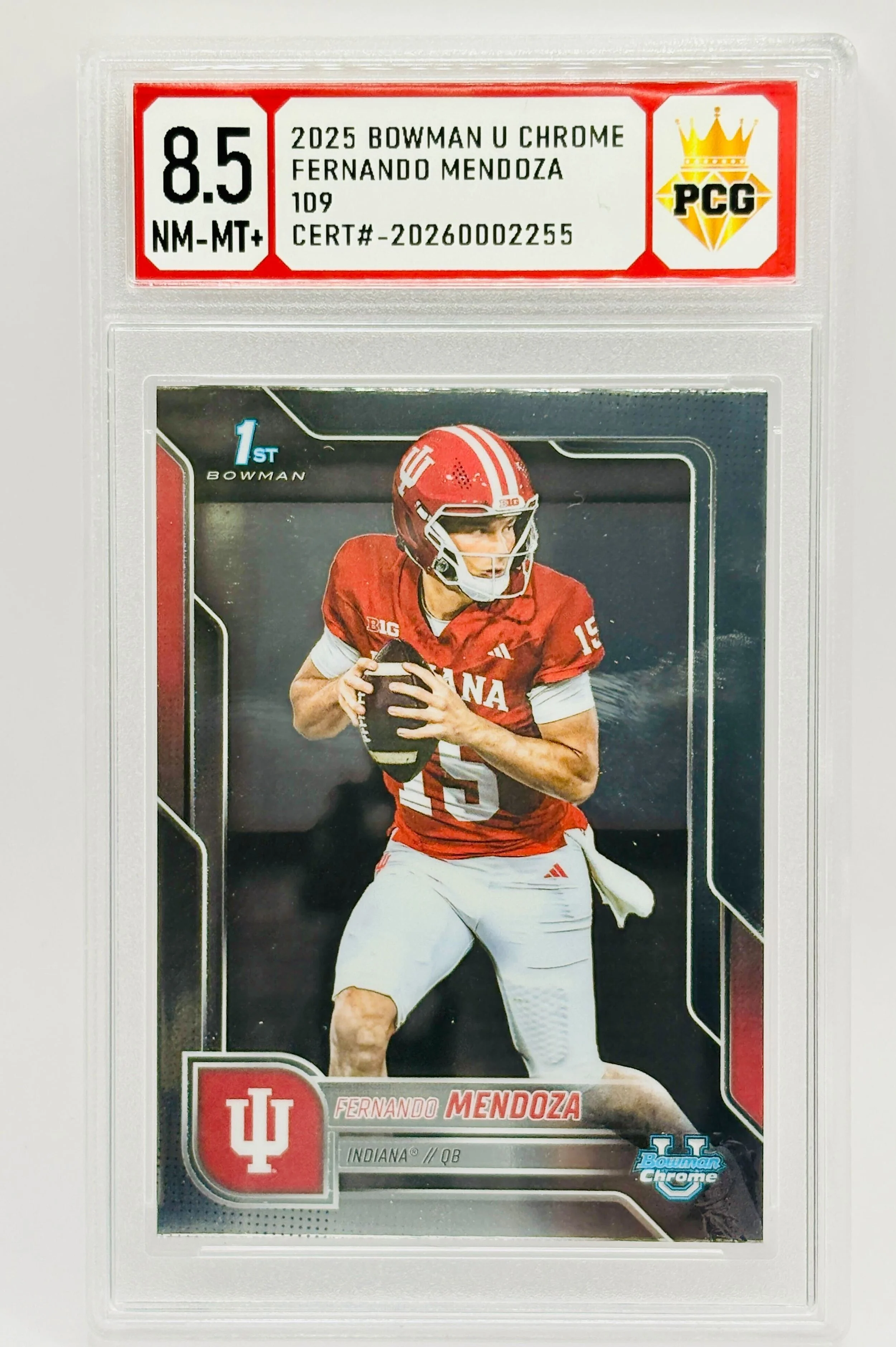 #20260002255 2025 FERNANDO MENDOZA 8.5 NM-MT+ 8.5