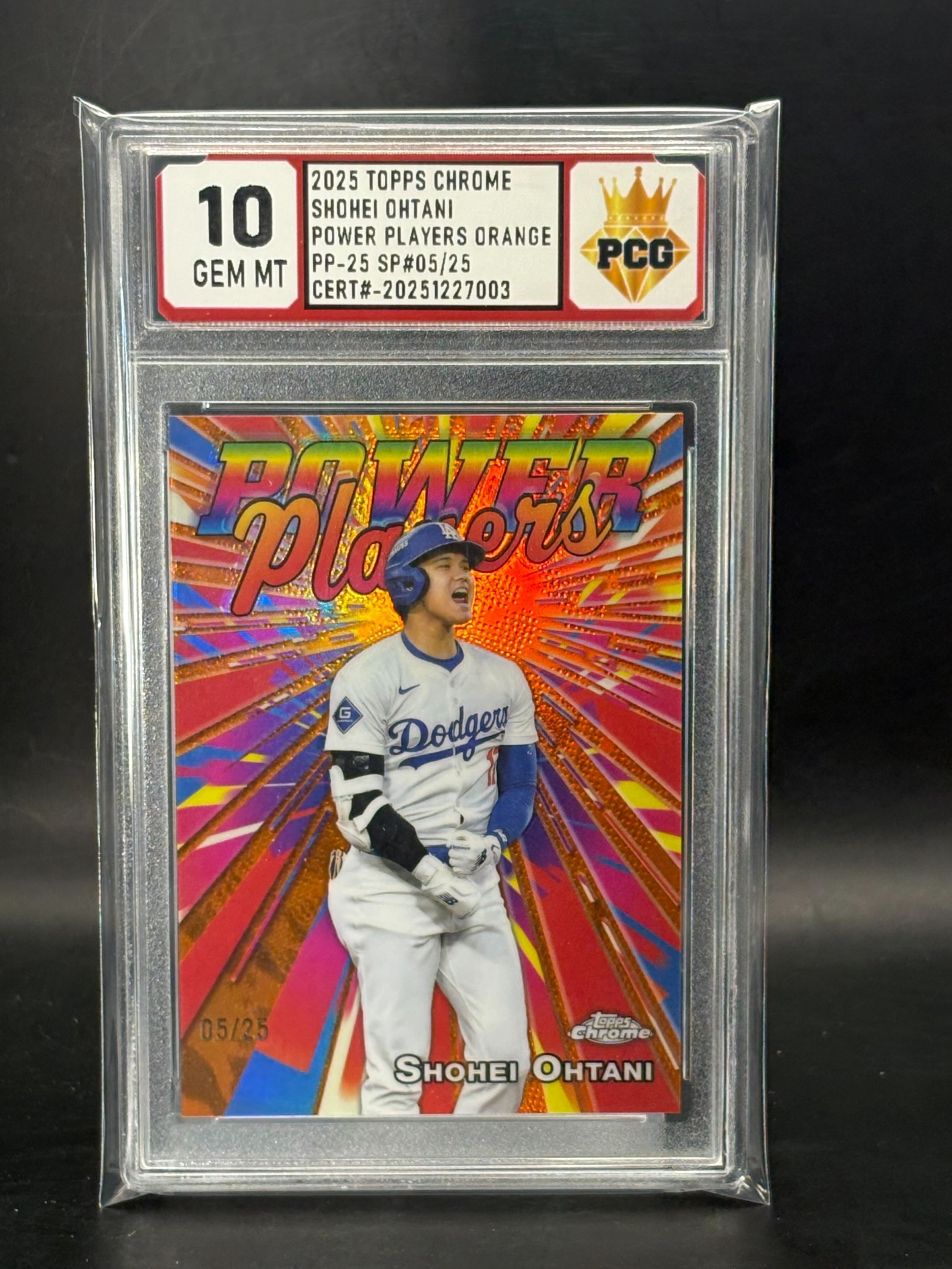 #20251227003 2025 Shohei Ohtani 10 GEM MT
