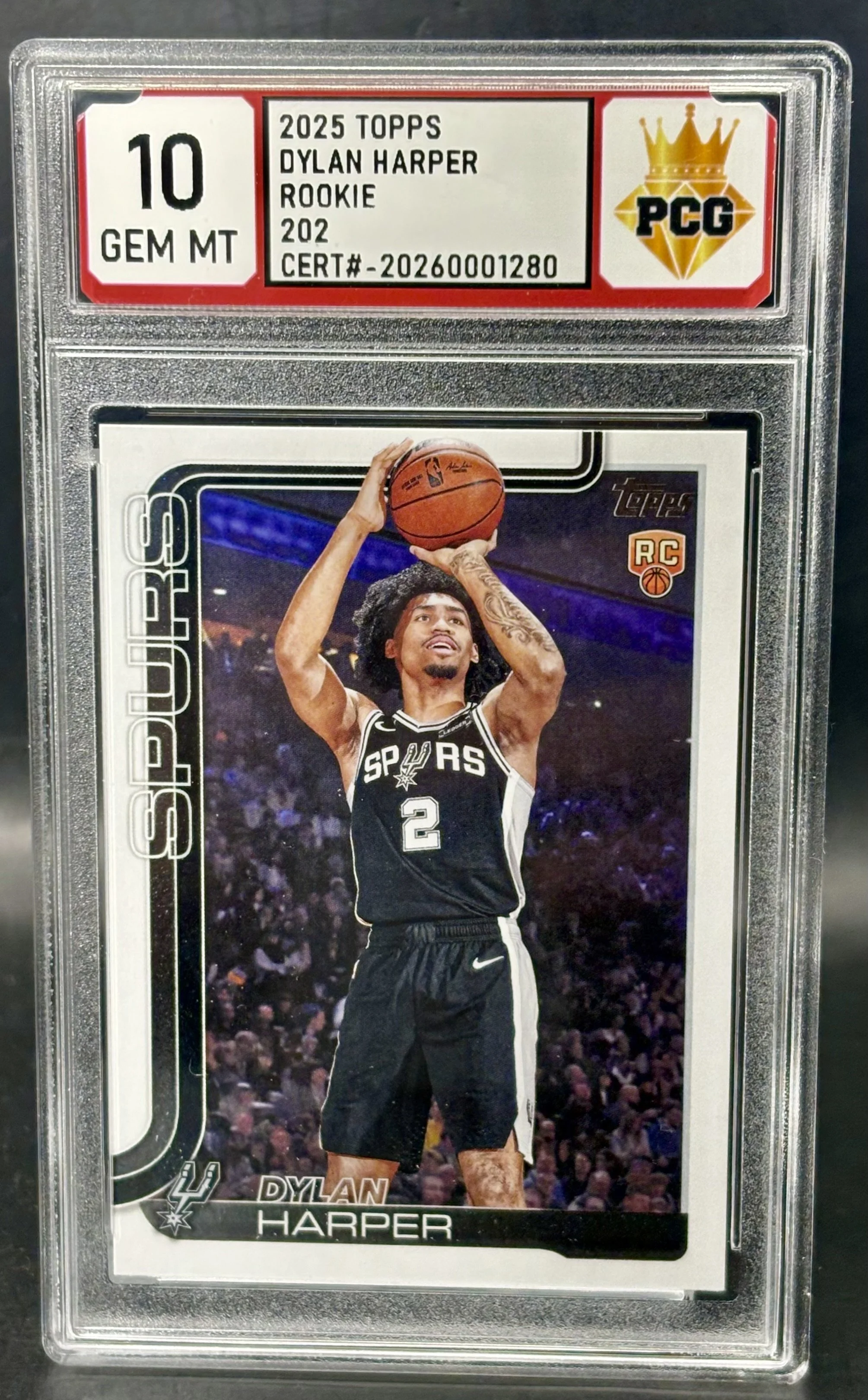 #20260001280 2025 DYLAN HARPER 10 GEM MT