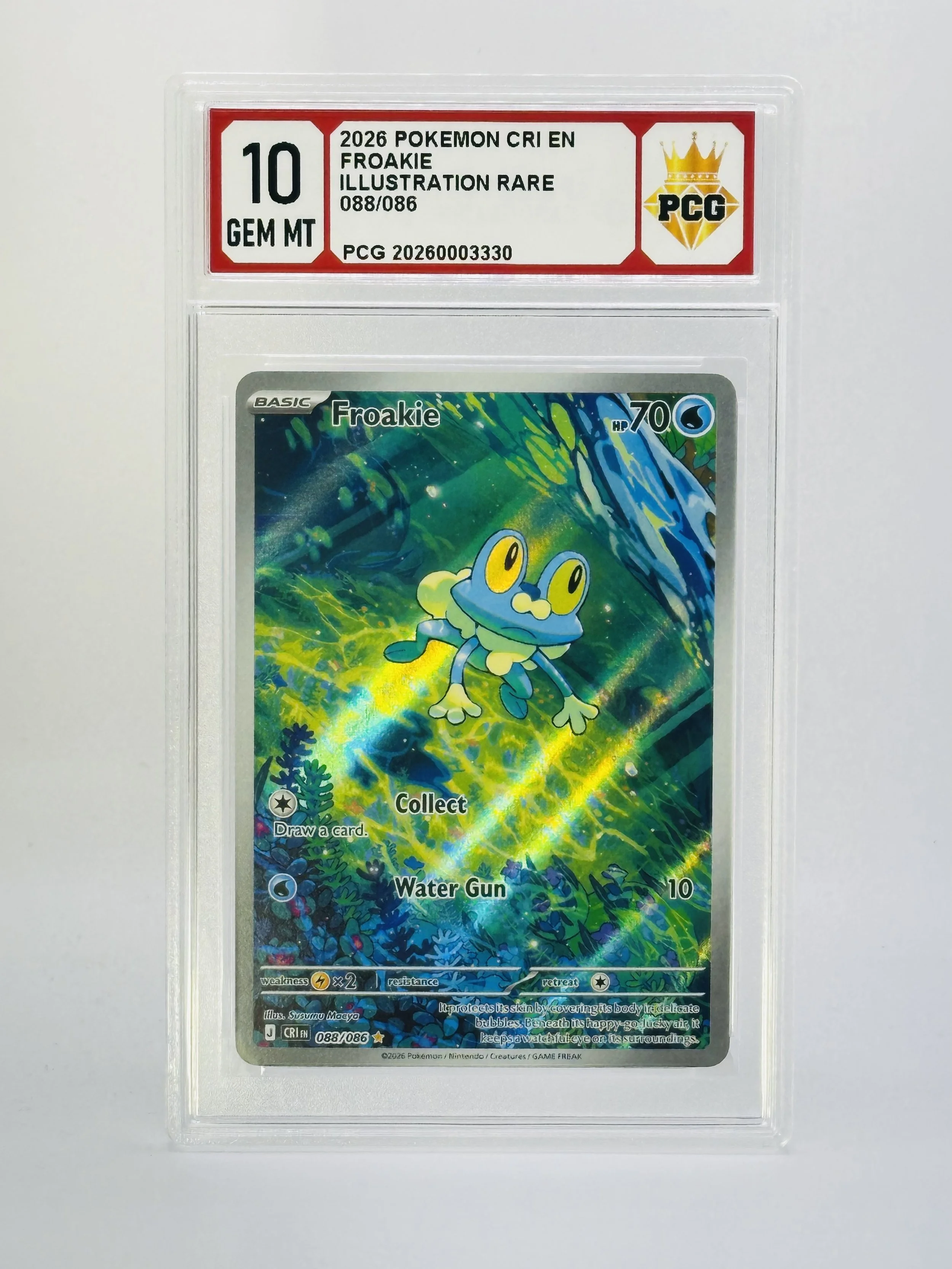 #20260003330 2026 FROAKIE 10 GEM MT