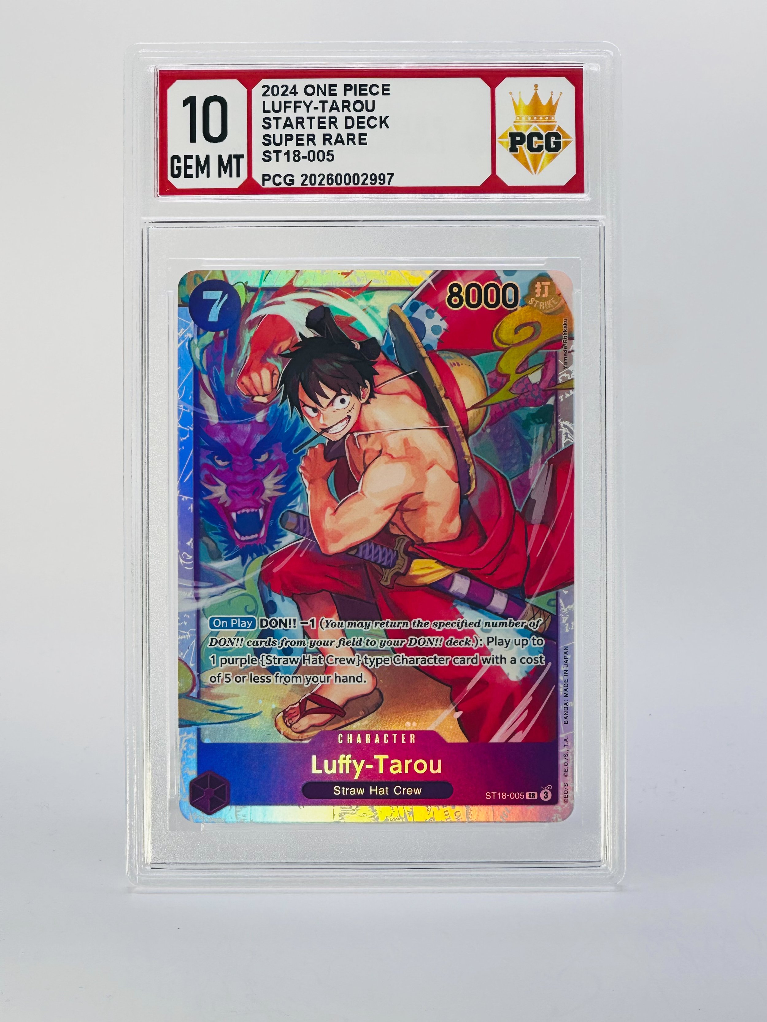 #20260002997 2024 LUFFY-TAROU 10 GEM MT