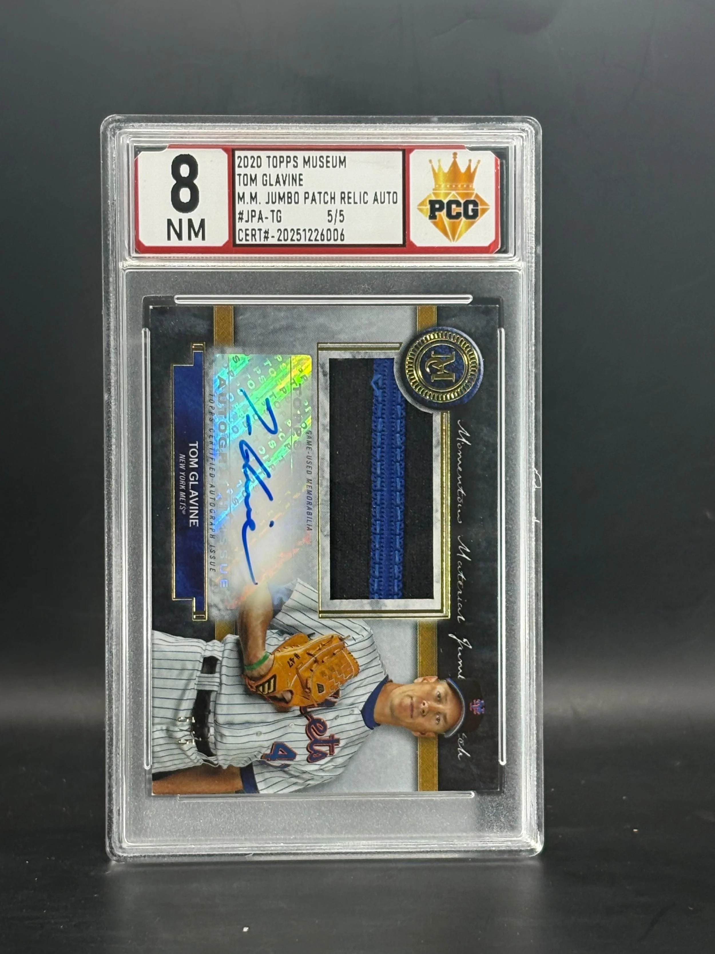 #20251226006 2020 TOM GLAVINE 8 NM