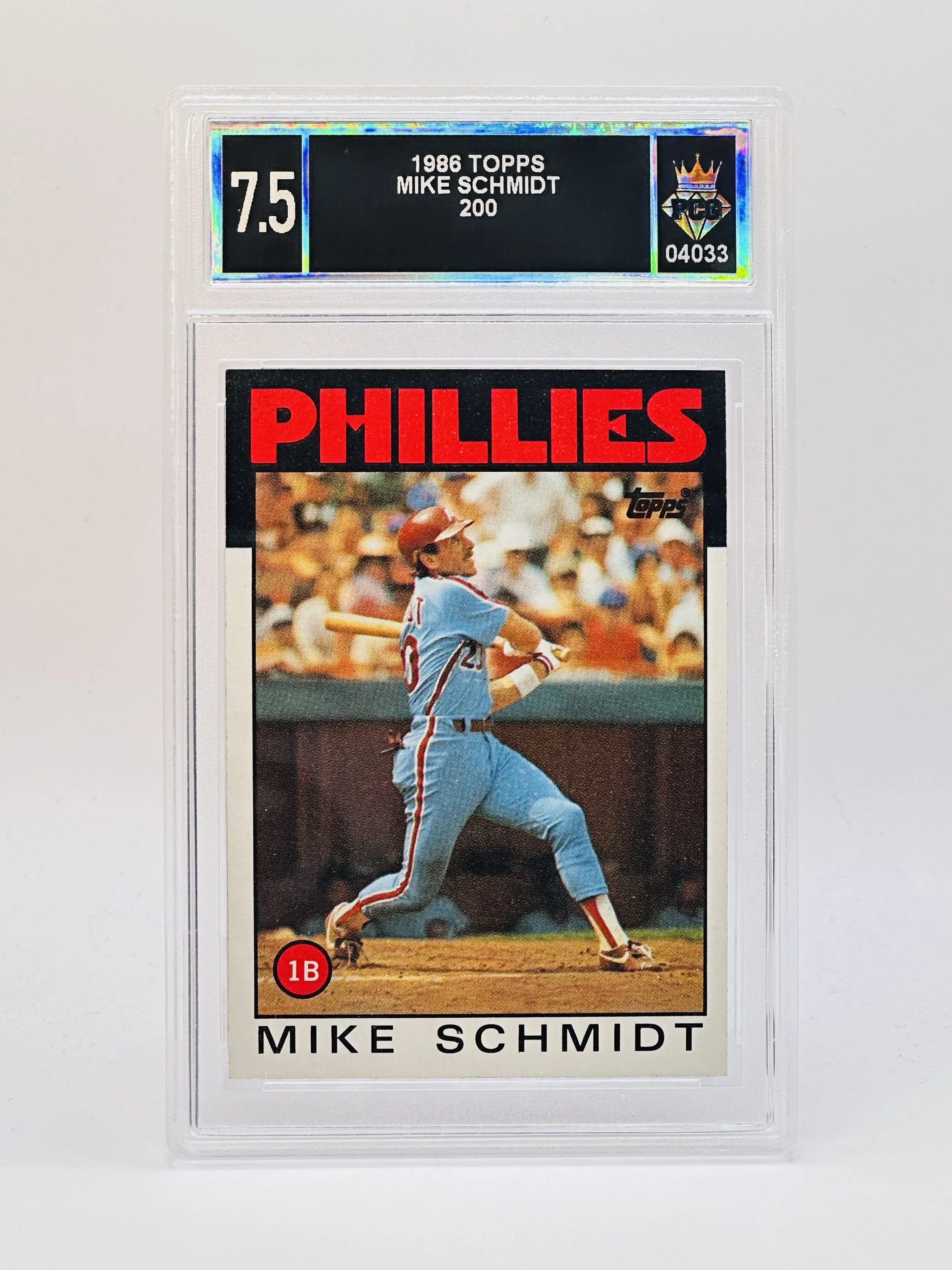 #20260004033 1986 MIKE SCHMIDT 7.5