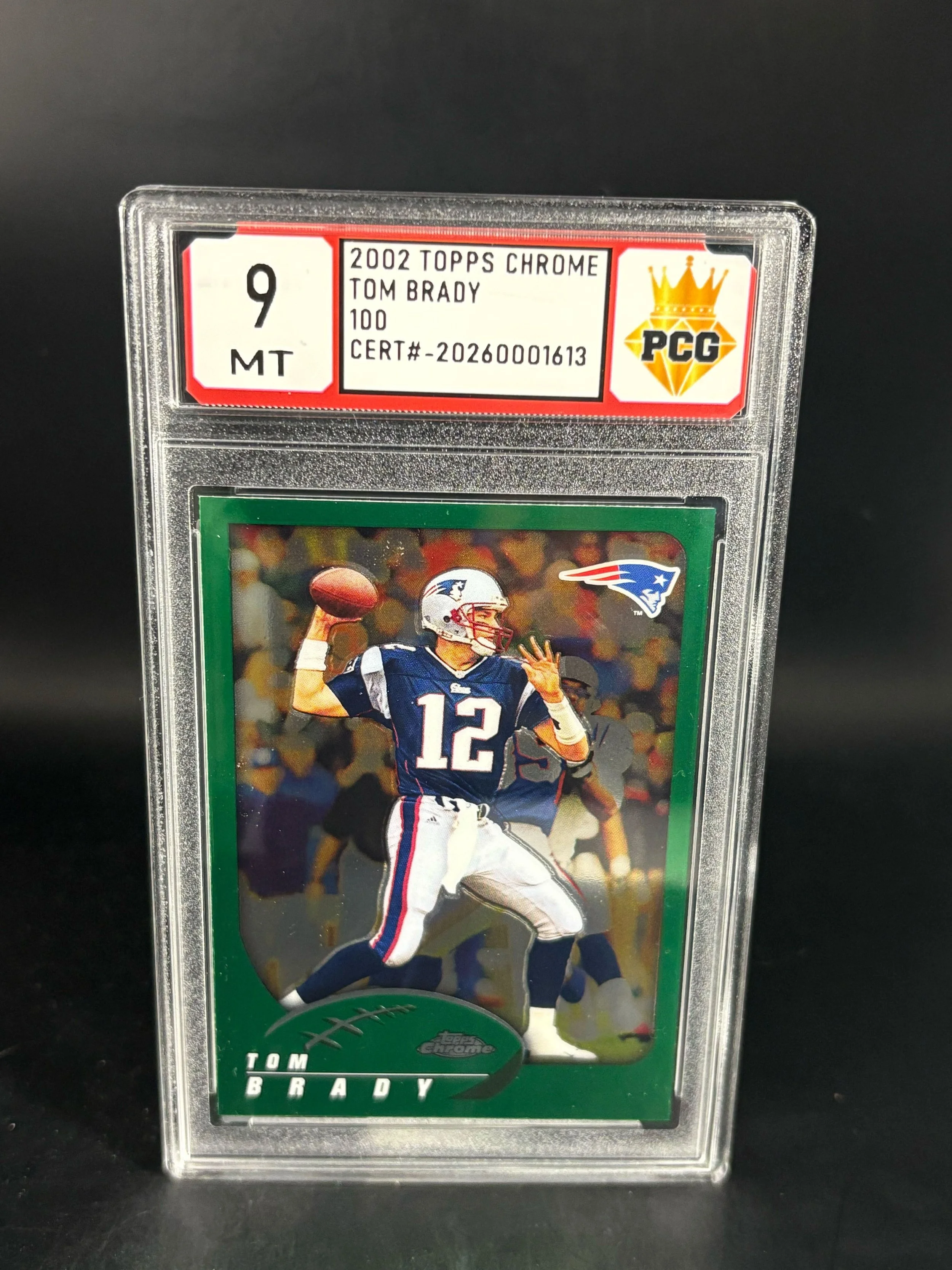 #20260001613 2002 TOM BRADY 9 MT
