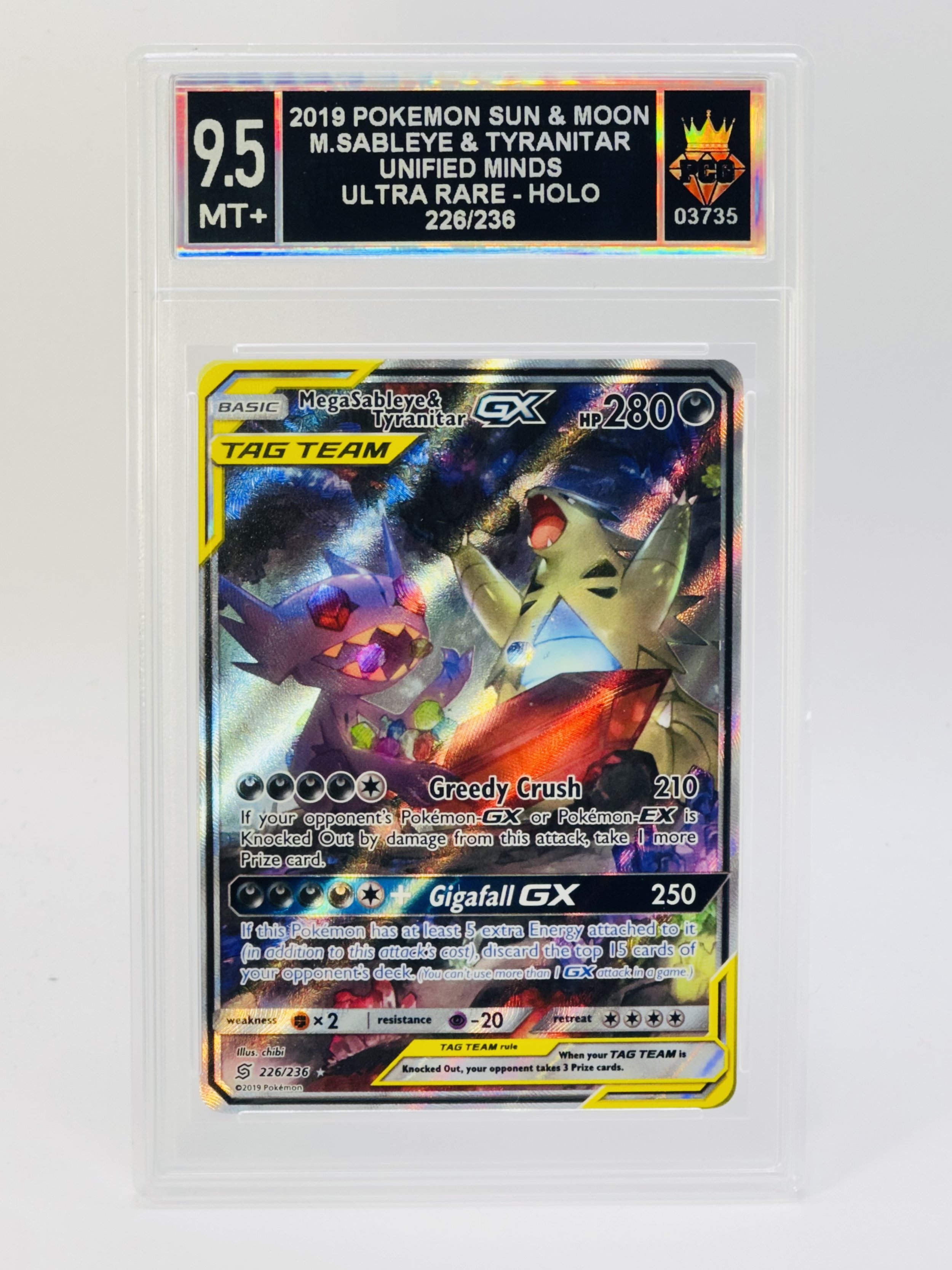 #20260003735 2019 M.SABLEYE & TYRANITAR 9.5 MT+