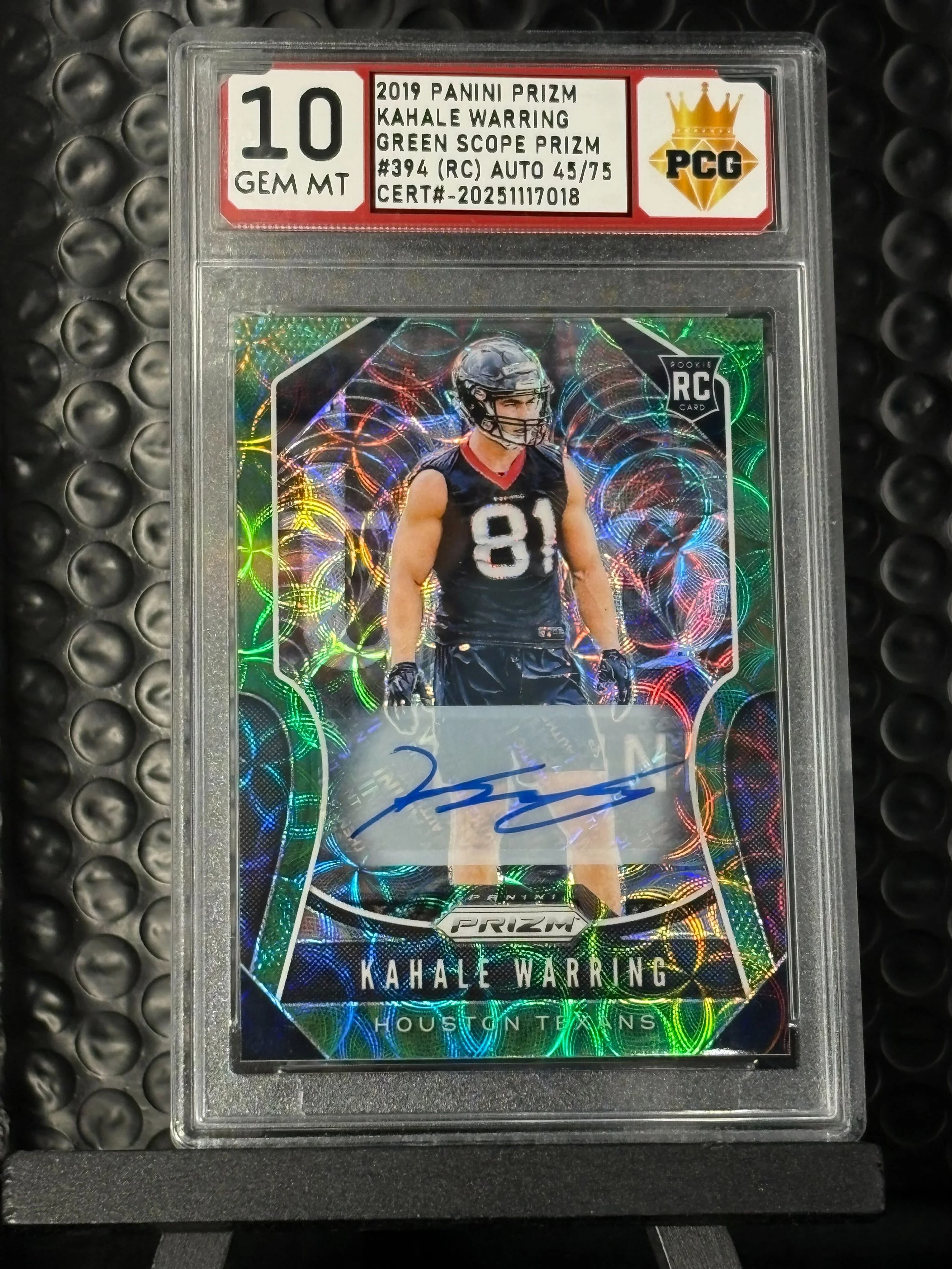 #20251117018 Kahale Warring AUTO 10 GEM MT