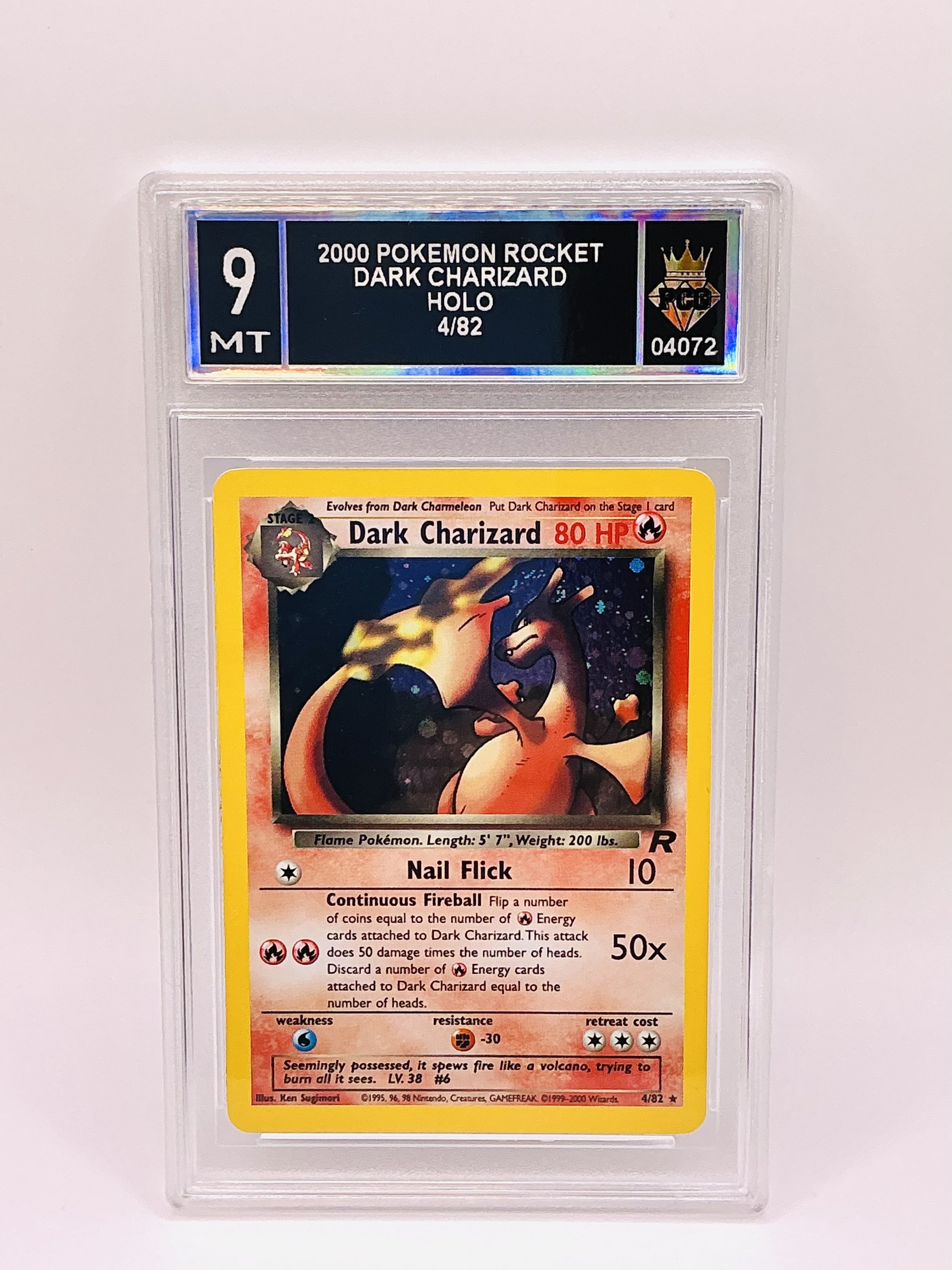 #20260004072 2000 DARK CHARIZARD 9 MT