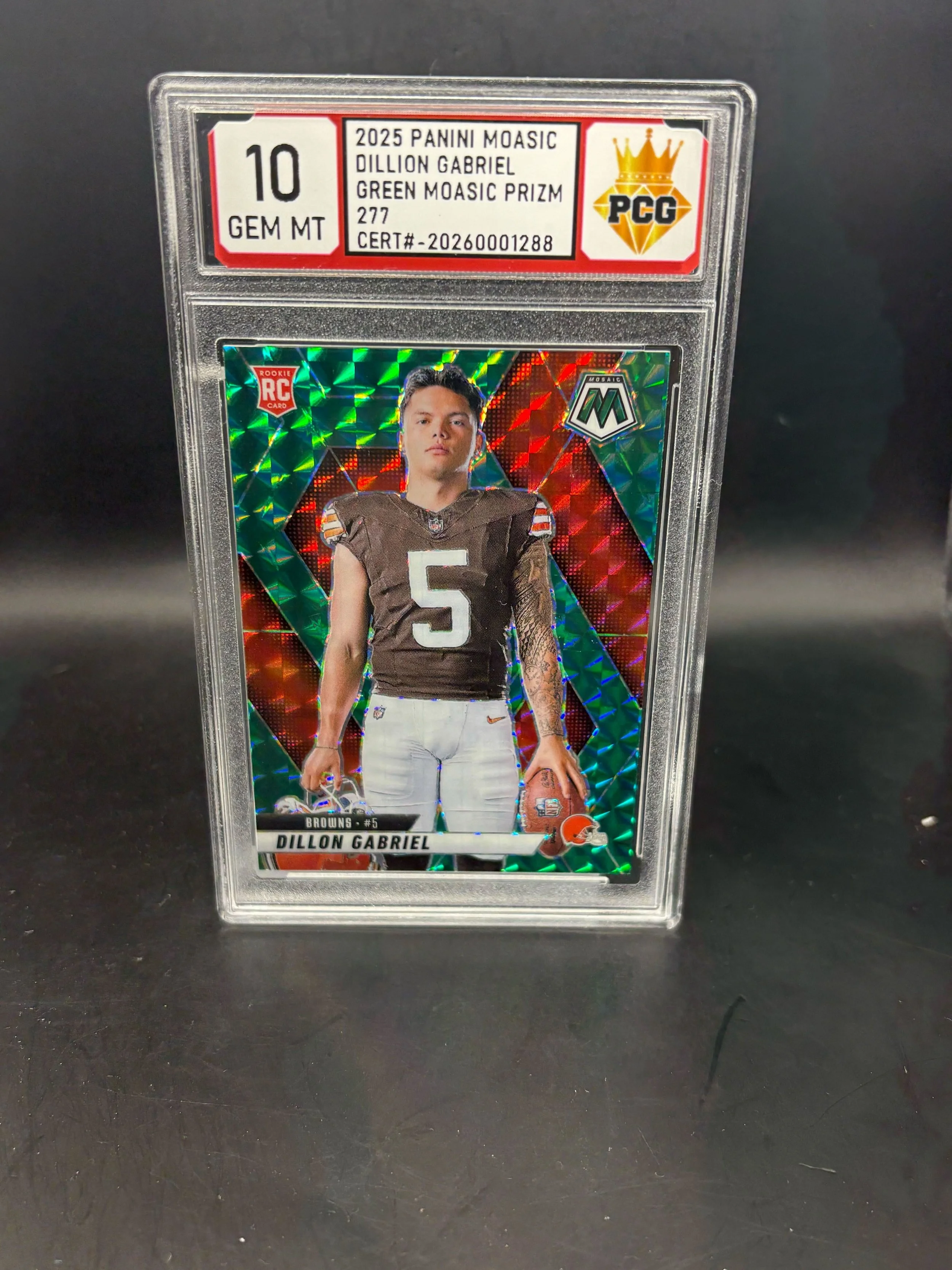 #20260001288 2025 DILLON GABRIEL 10 GEM MT