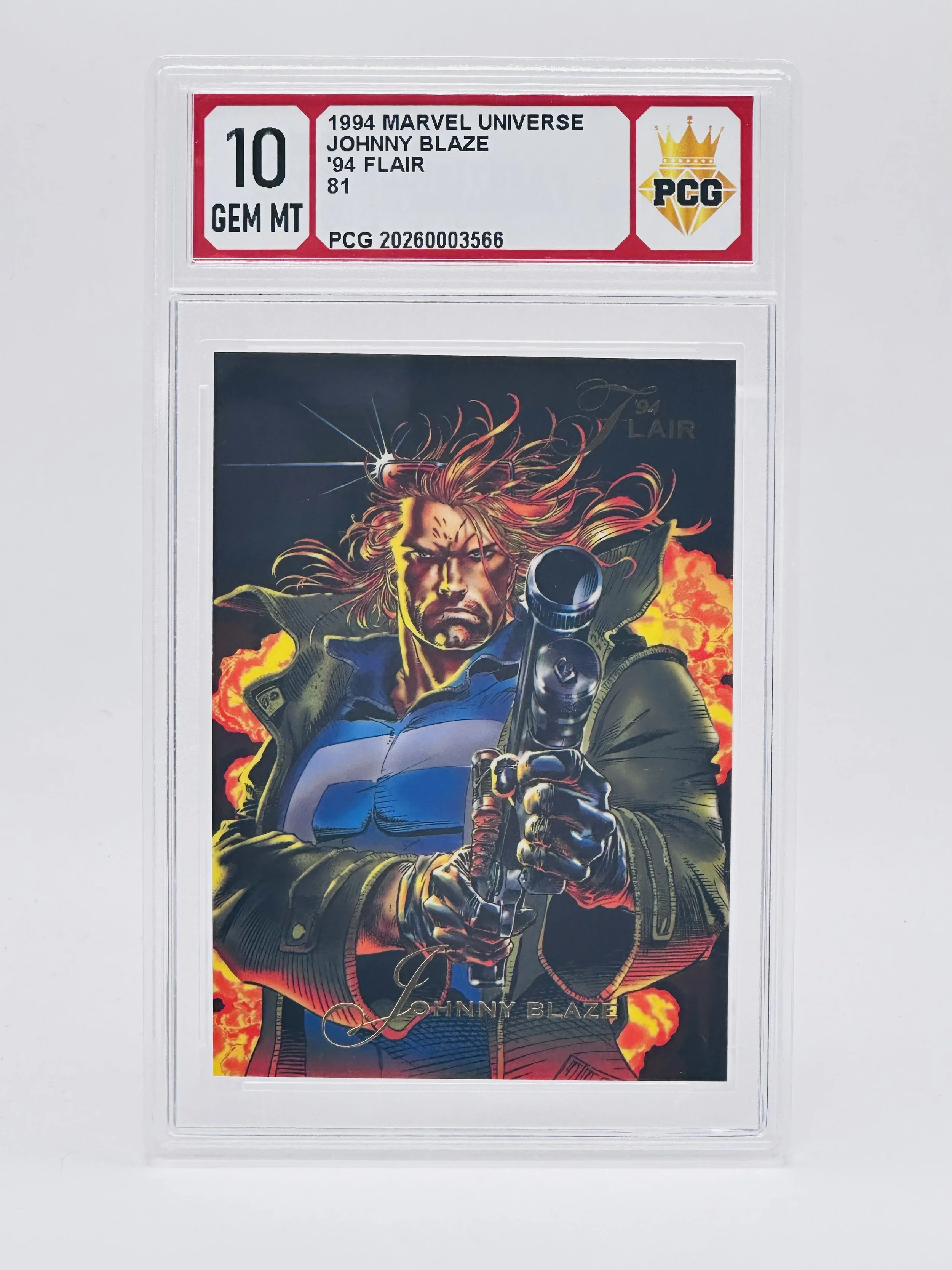 #20260003566 1994 JOHNNY BLAZE 10 GEM MT
