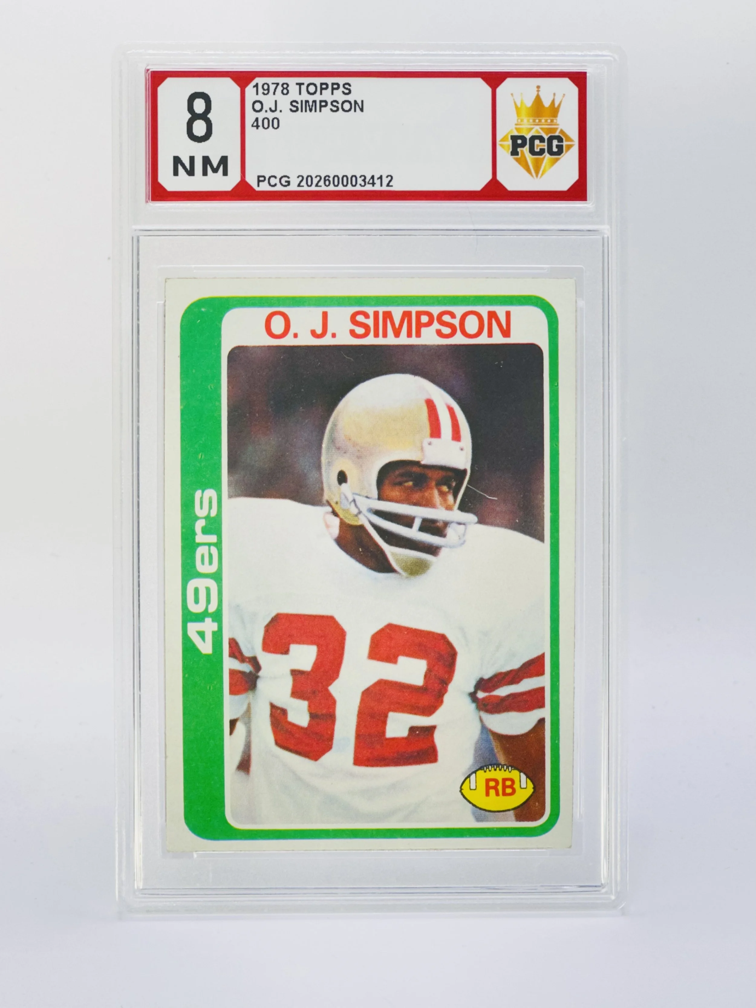 #20260003412 1978 O.J. SIMPSON 8 NM