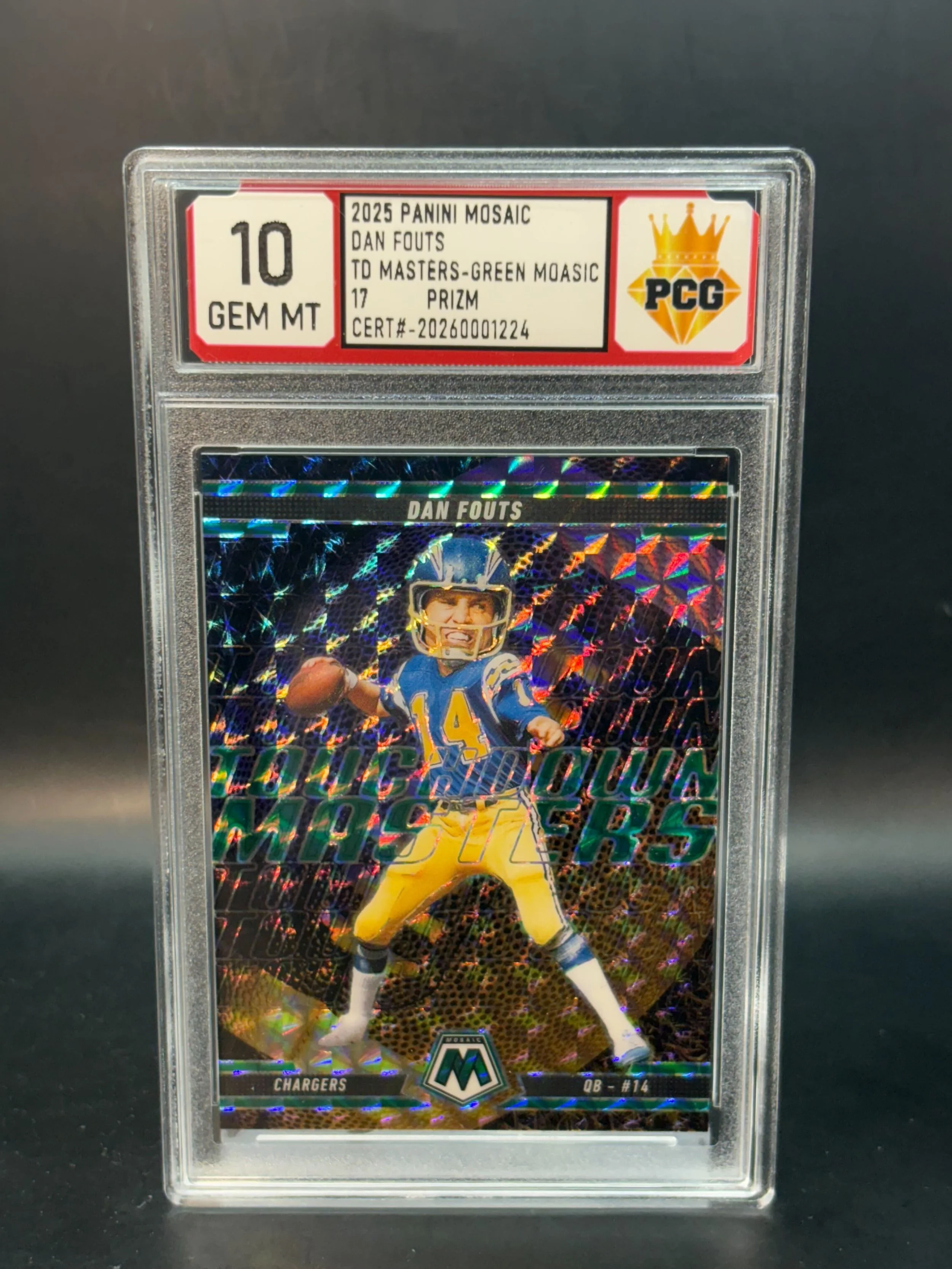 #20260001224 2025 DAN FOUTS 10 GEM MT