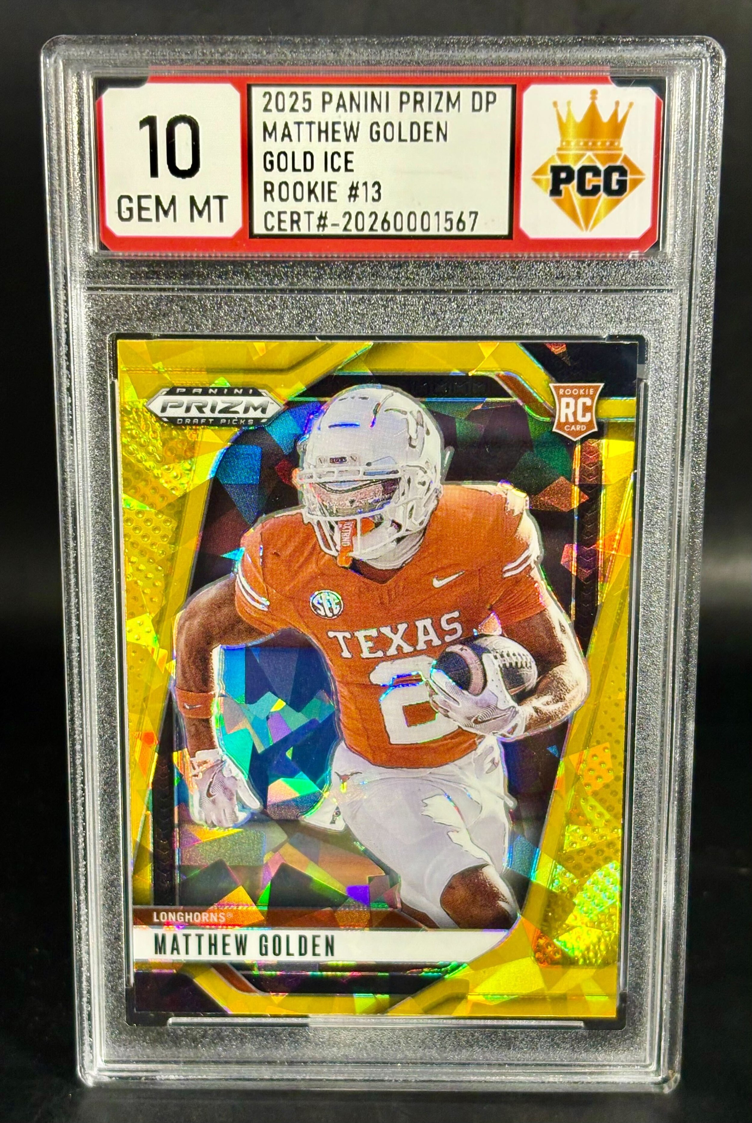 #20260001567 2025 MATTHEW GOLDEN 10 GEM MT