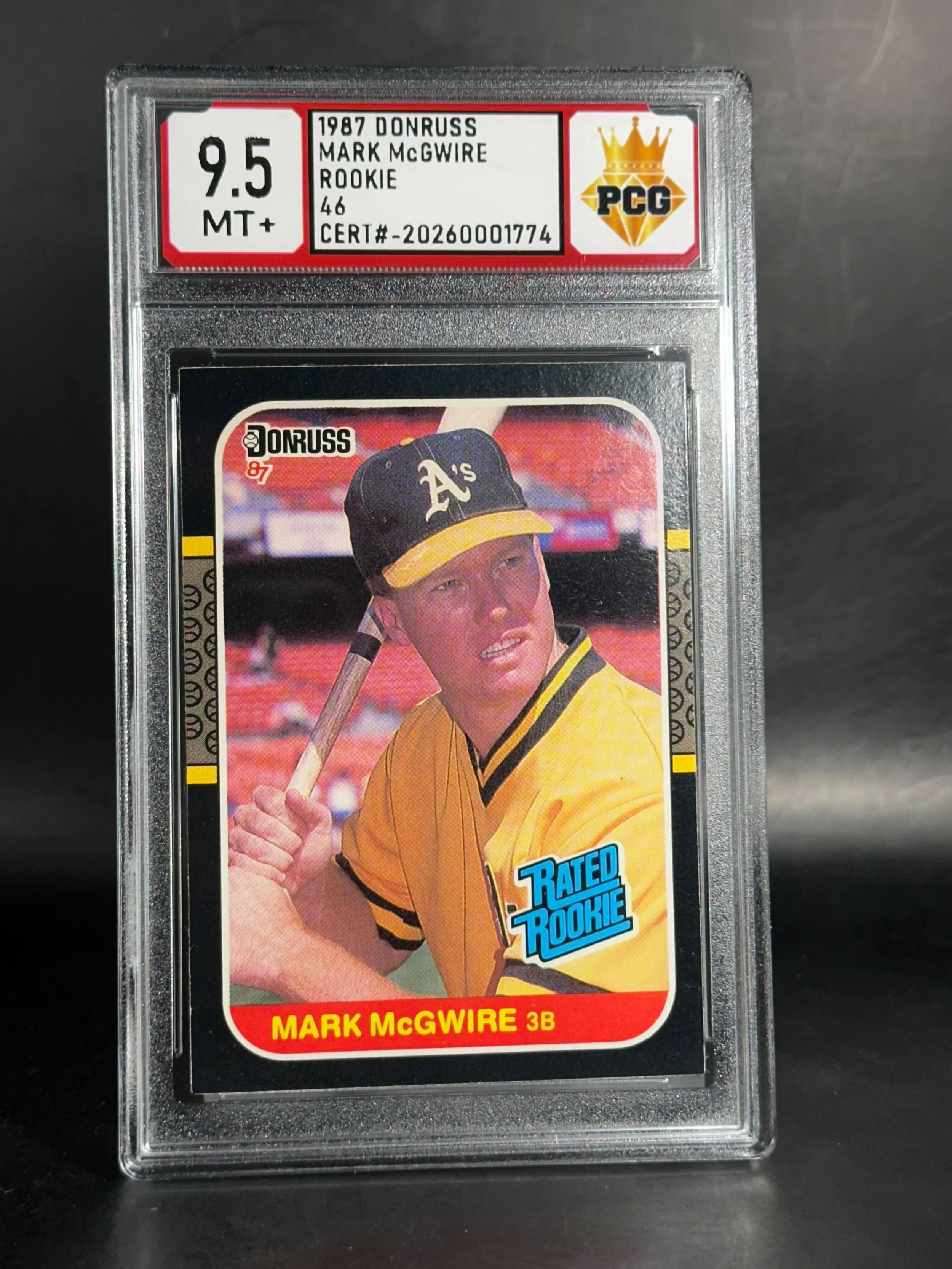 #20260001774 2987 MARK MCGWIRE RC 9.5 MT+