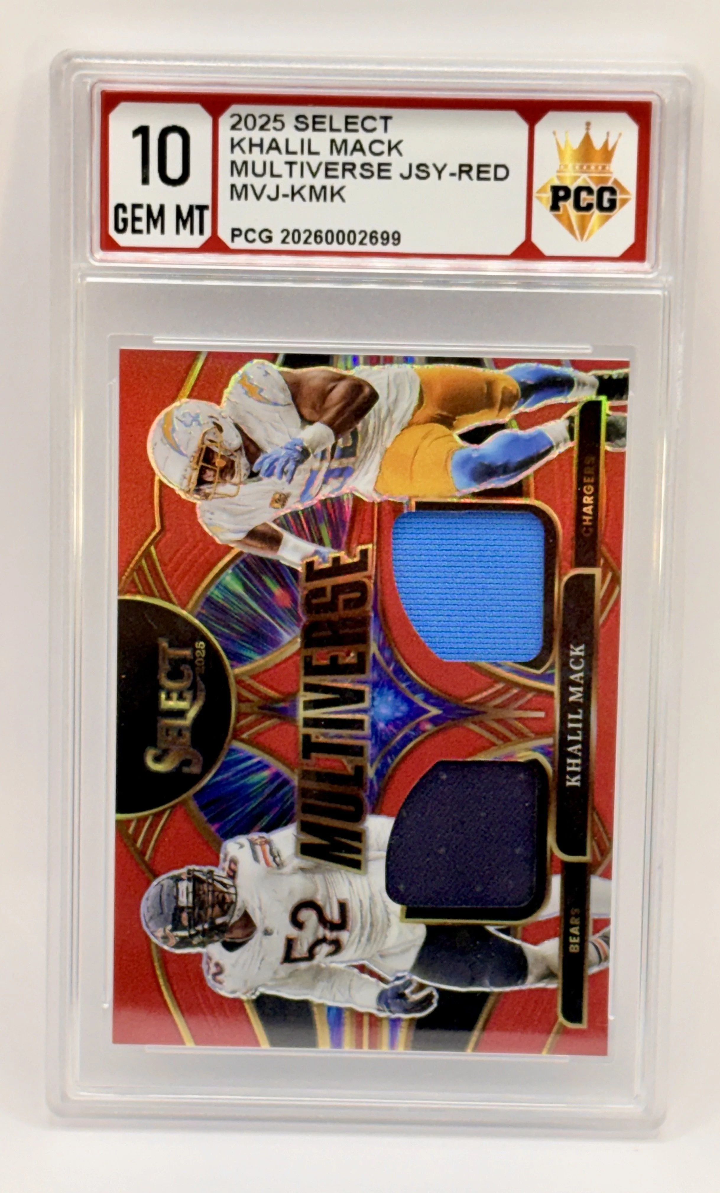 #20260002699 2025 KHALIL MACK 10 GEM MT