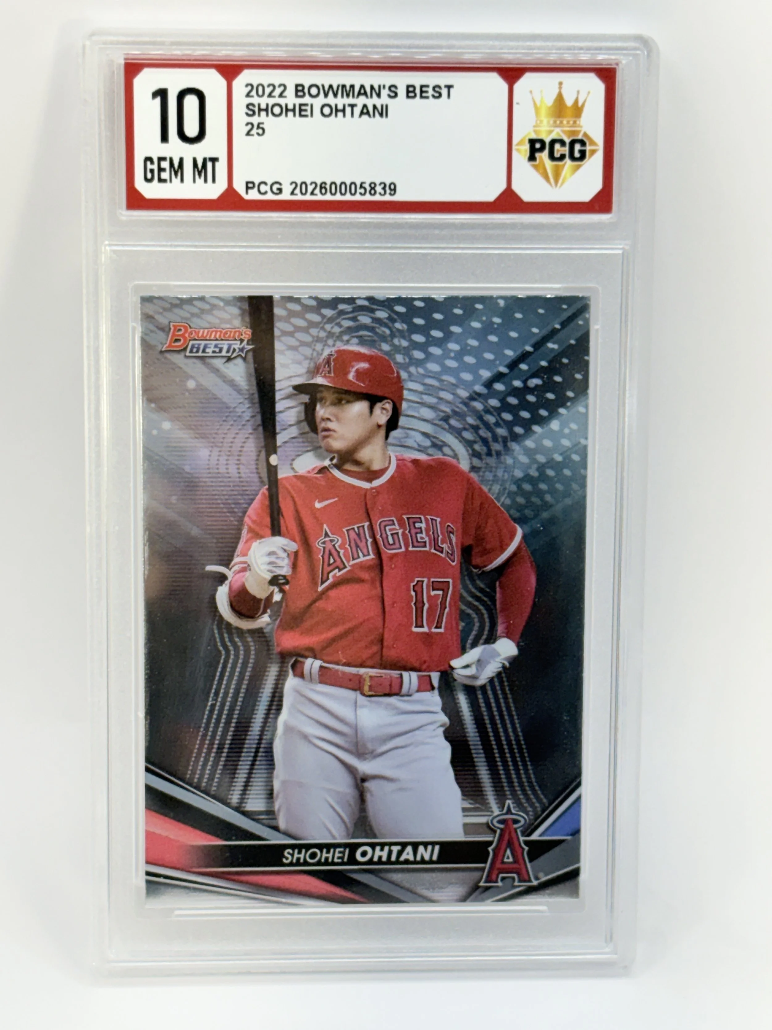 #20260005839 2022 SHOHEI OHTANI 10 GEM MT