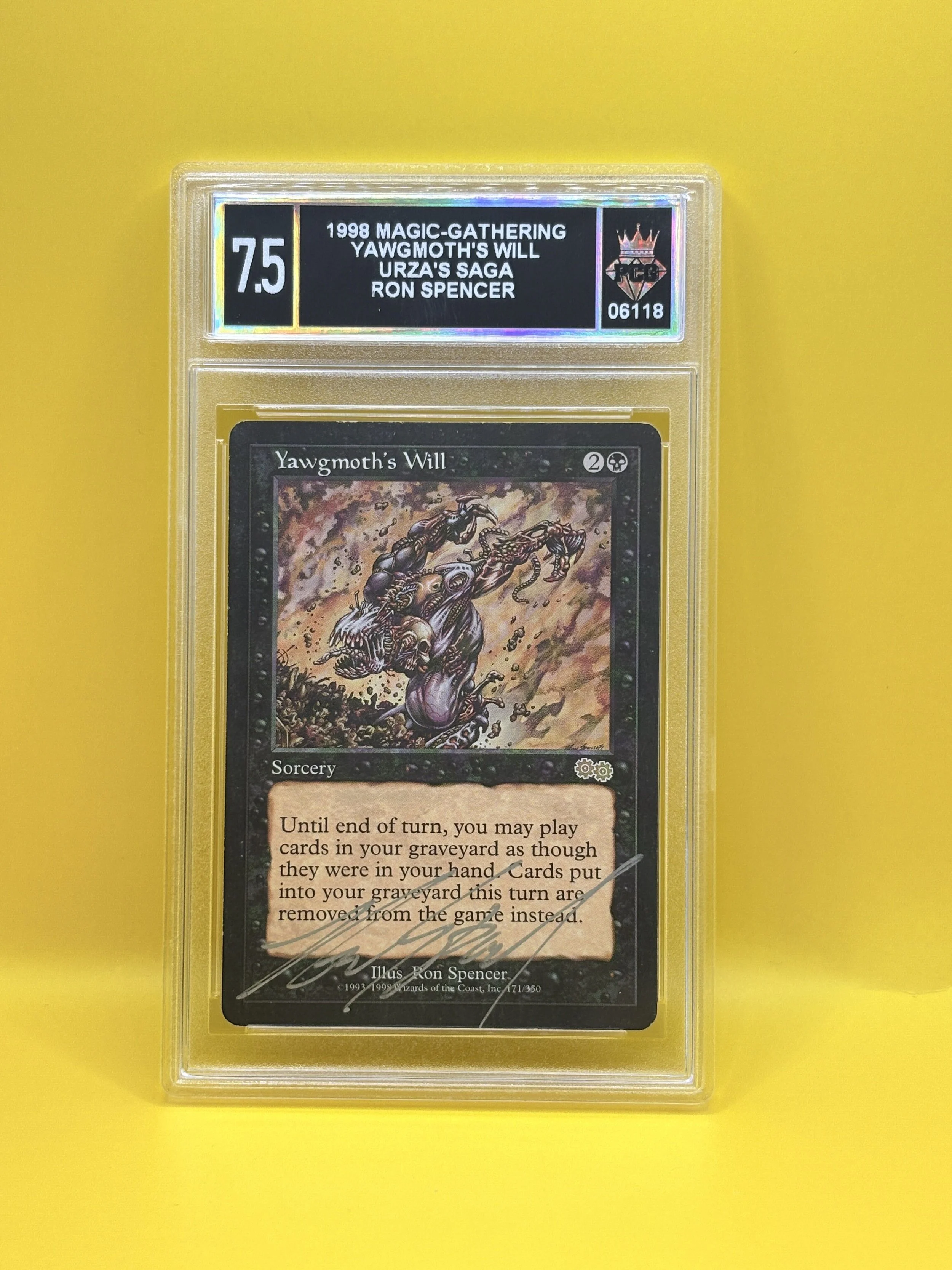 #06118 1998 YAWGMOTH'S WILL 7.5