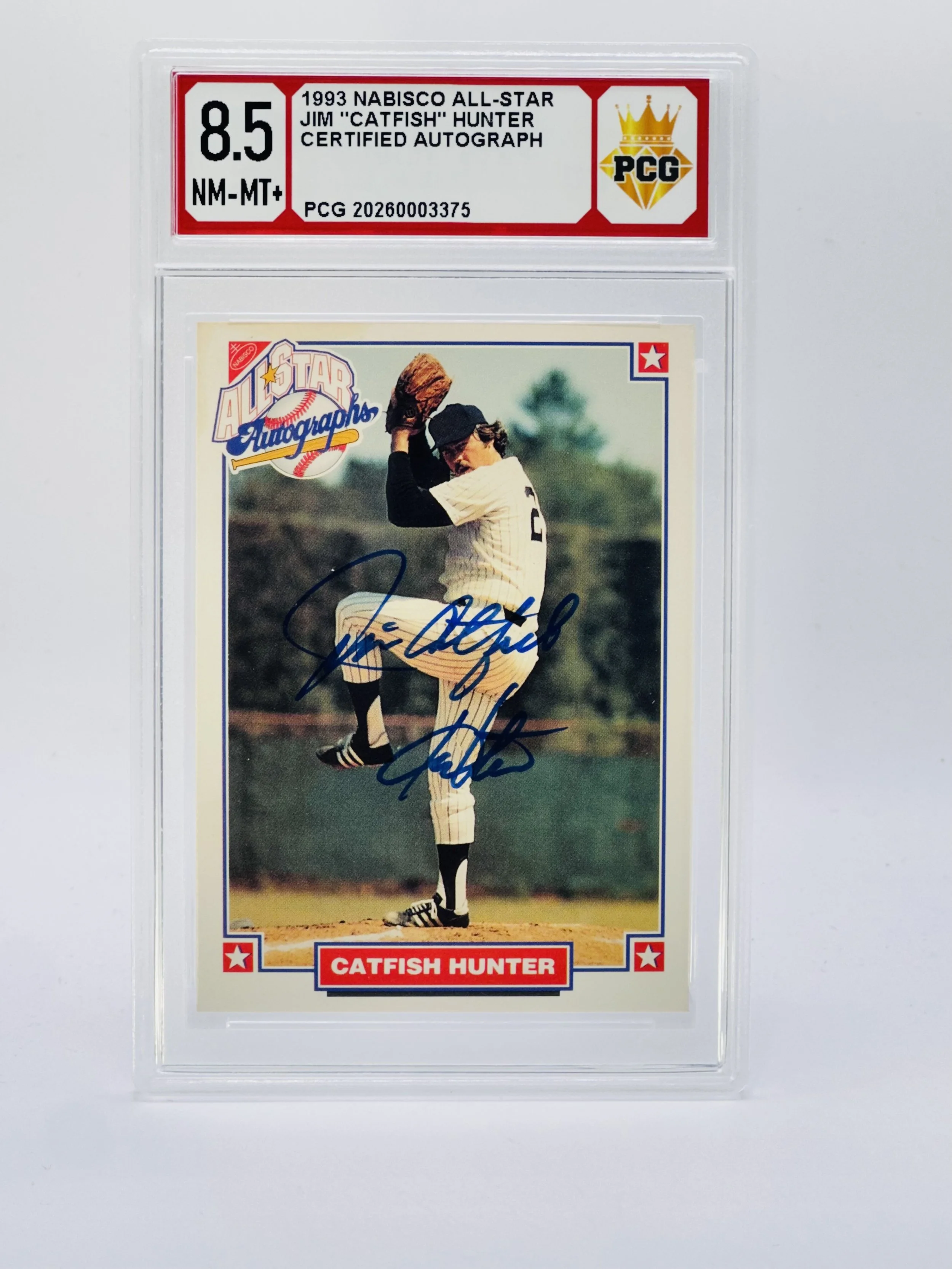 #20260003375 1993 JIM "CATFISH" HUNTER 8.5 NM-MT+