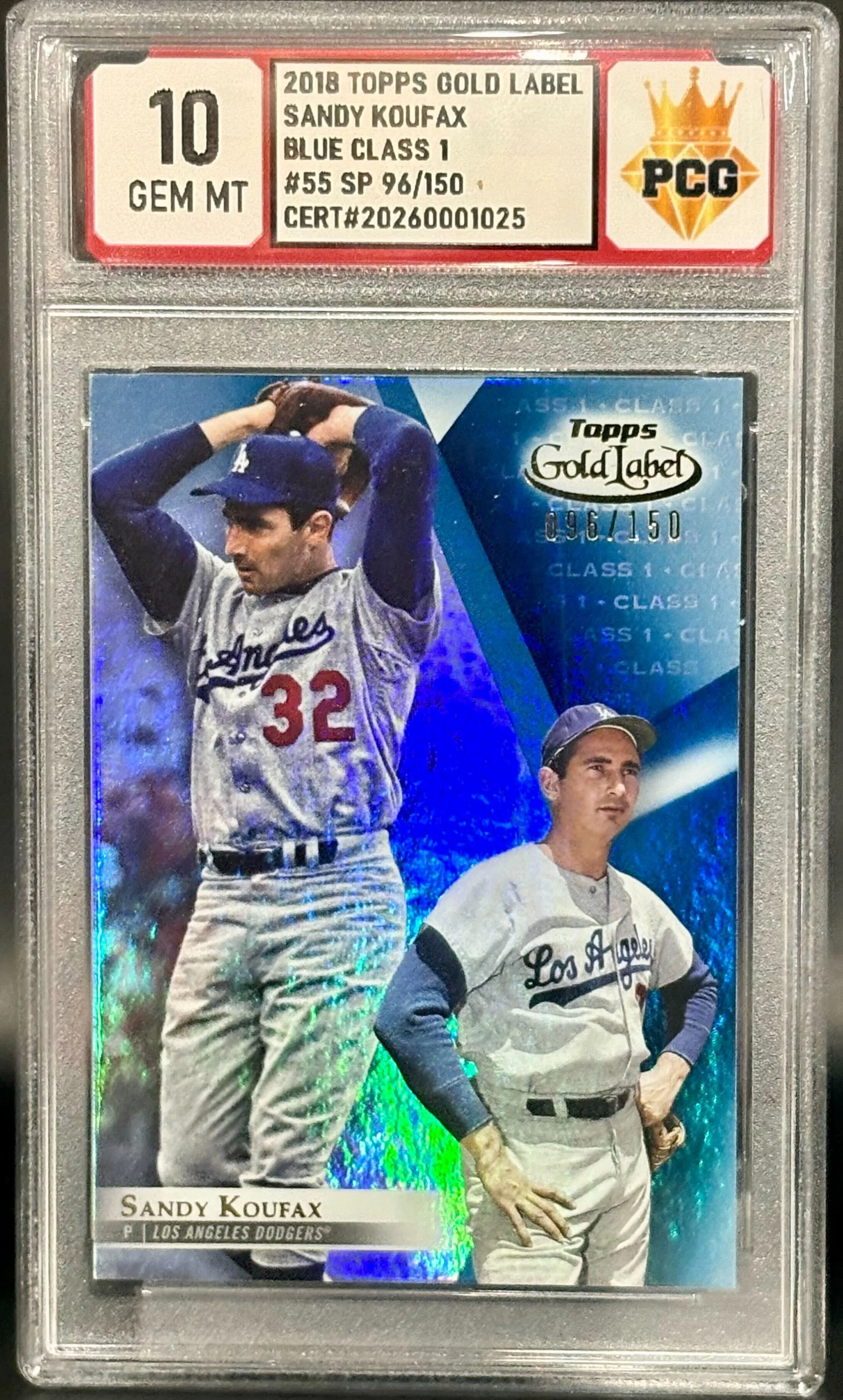 #20260001025 2017 SANDY KOUFAX 10 GEM MT