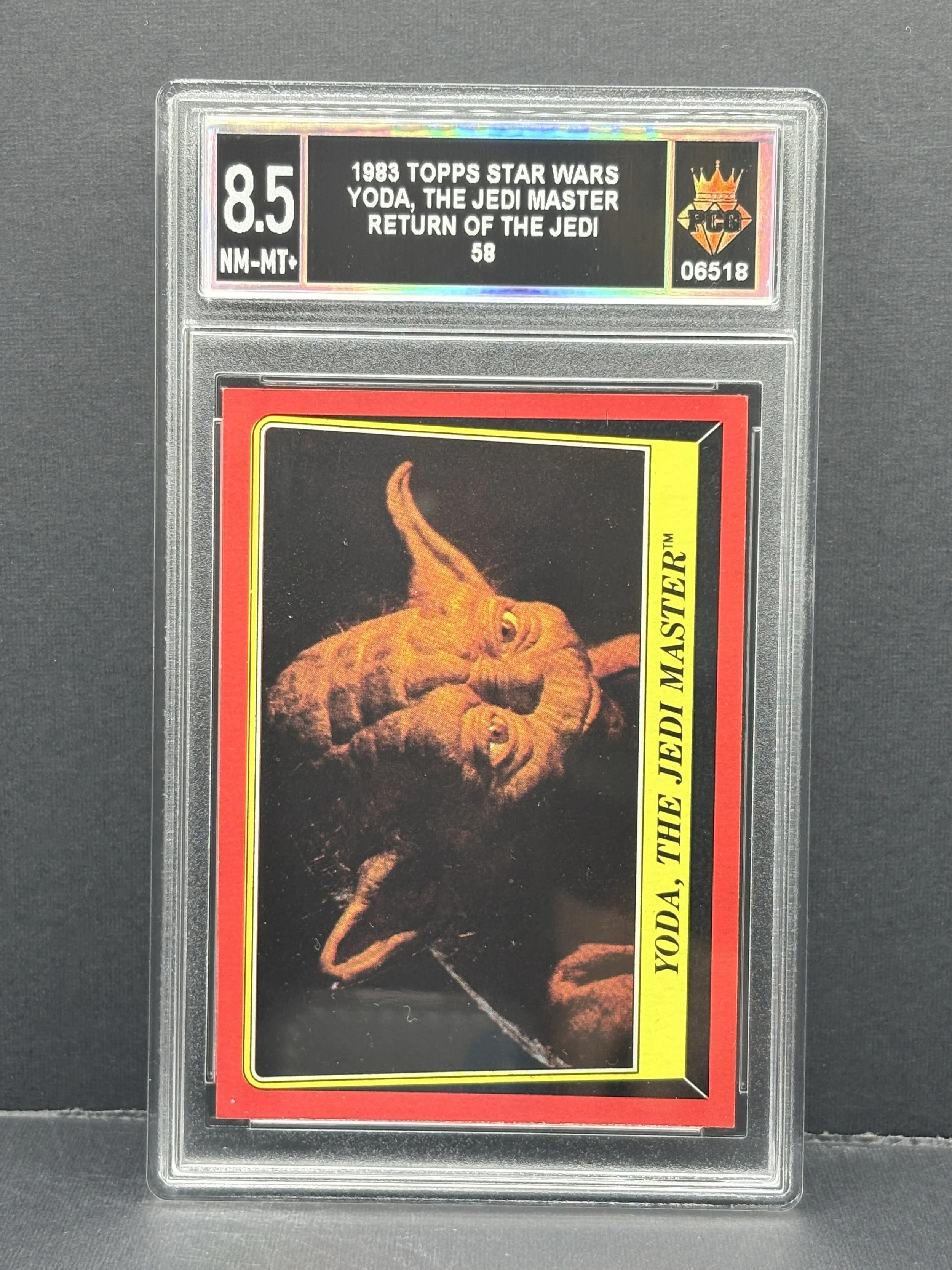 #06518 1983 YODA, THE JEDI MASTER 8.5 NM-MT+