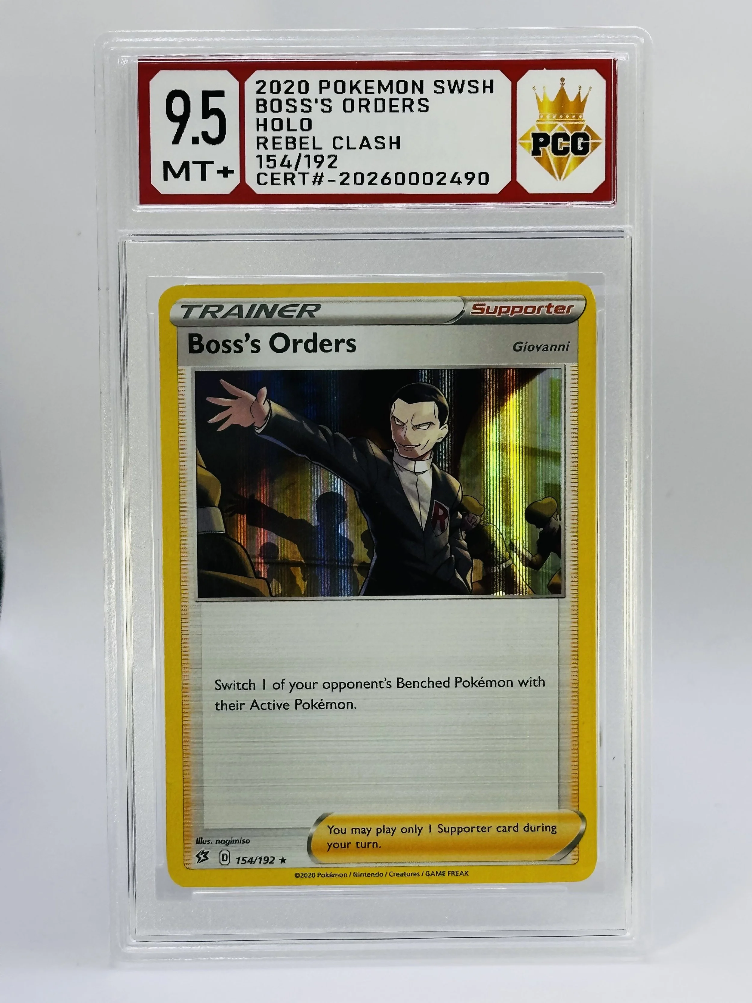 #20260002490 2020 BOSS'S ORDERS 9.5 MT+