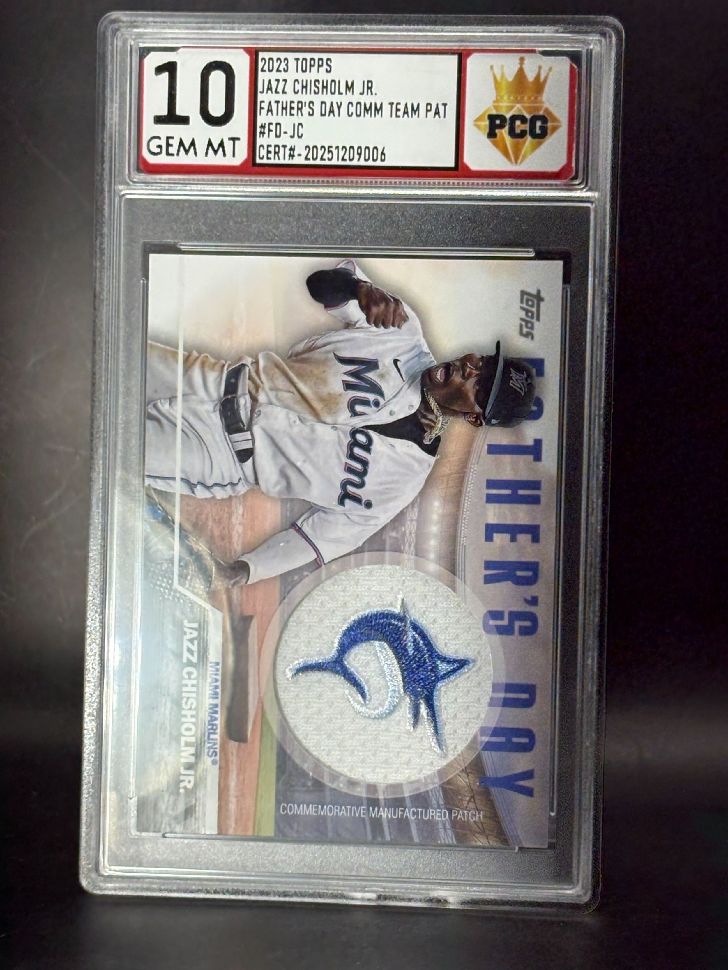 #20251209006 Jazz Chisolm Jr. 10 GEM MT