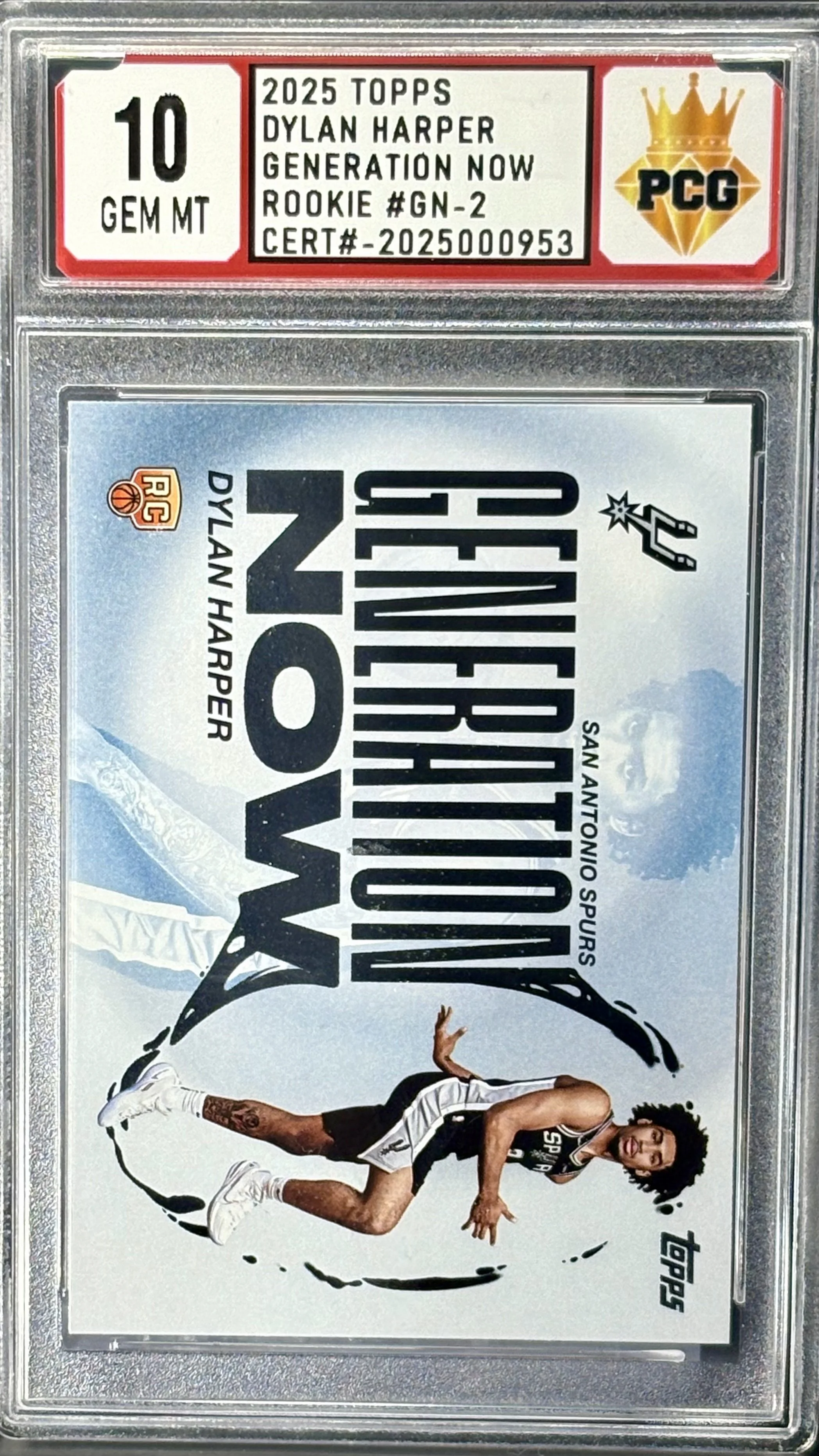 #2025000953 2025 Dylan Harper 10 GEM MT