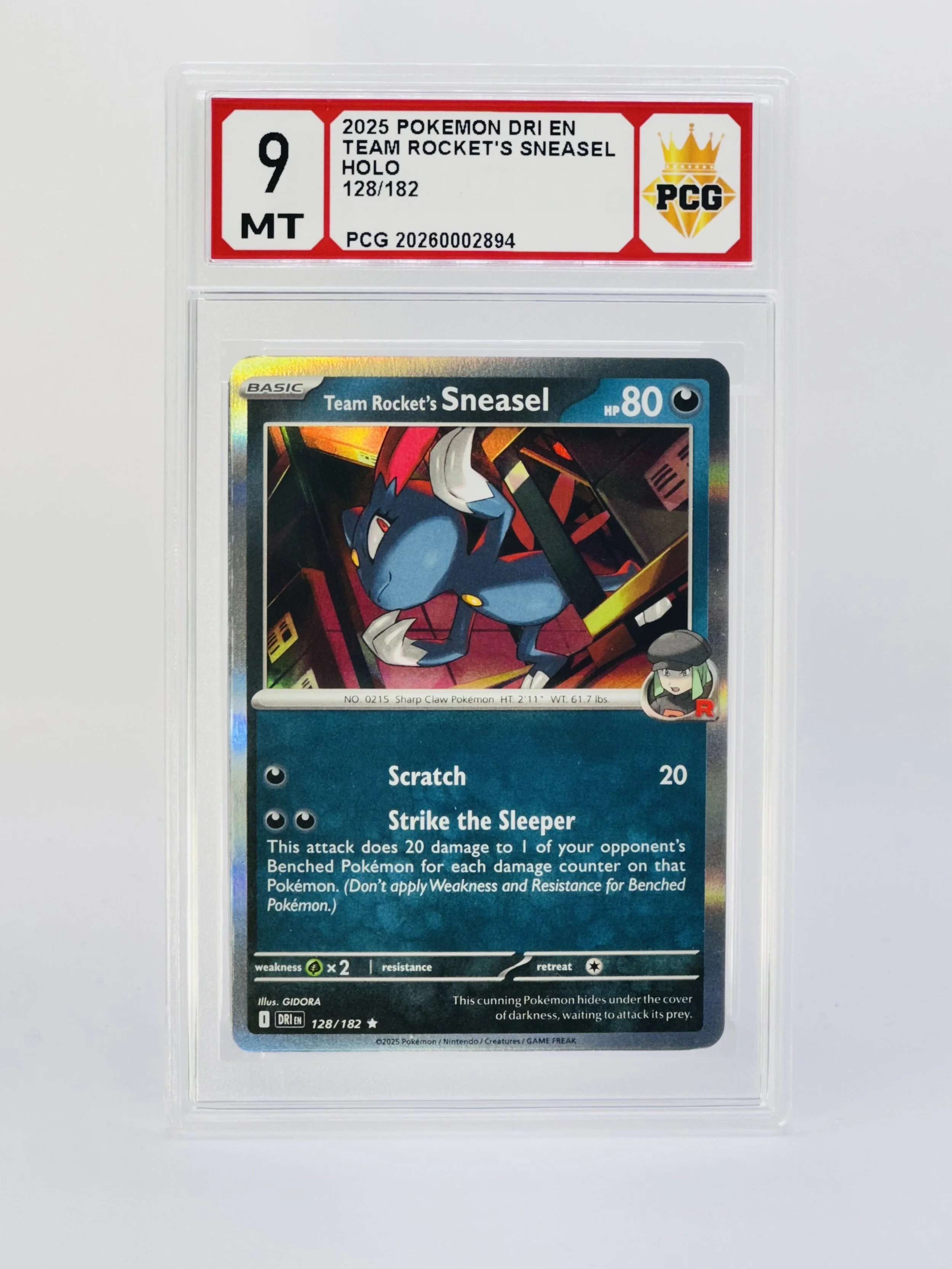 #20260002894 2025 TEAM ROCKETS SNEASEL 9 MT