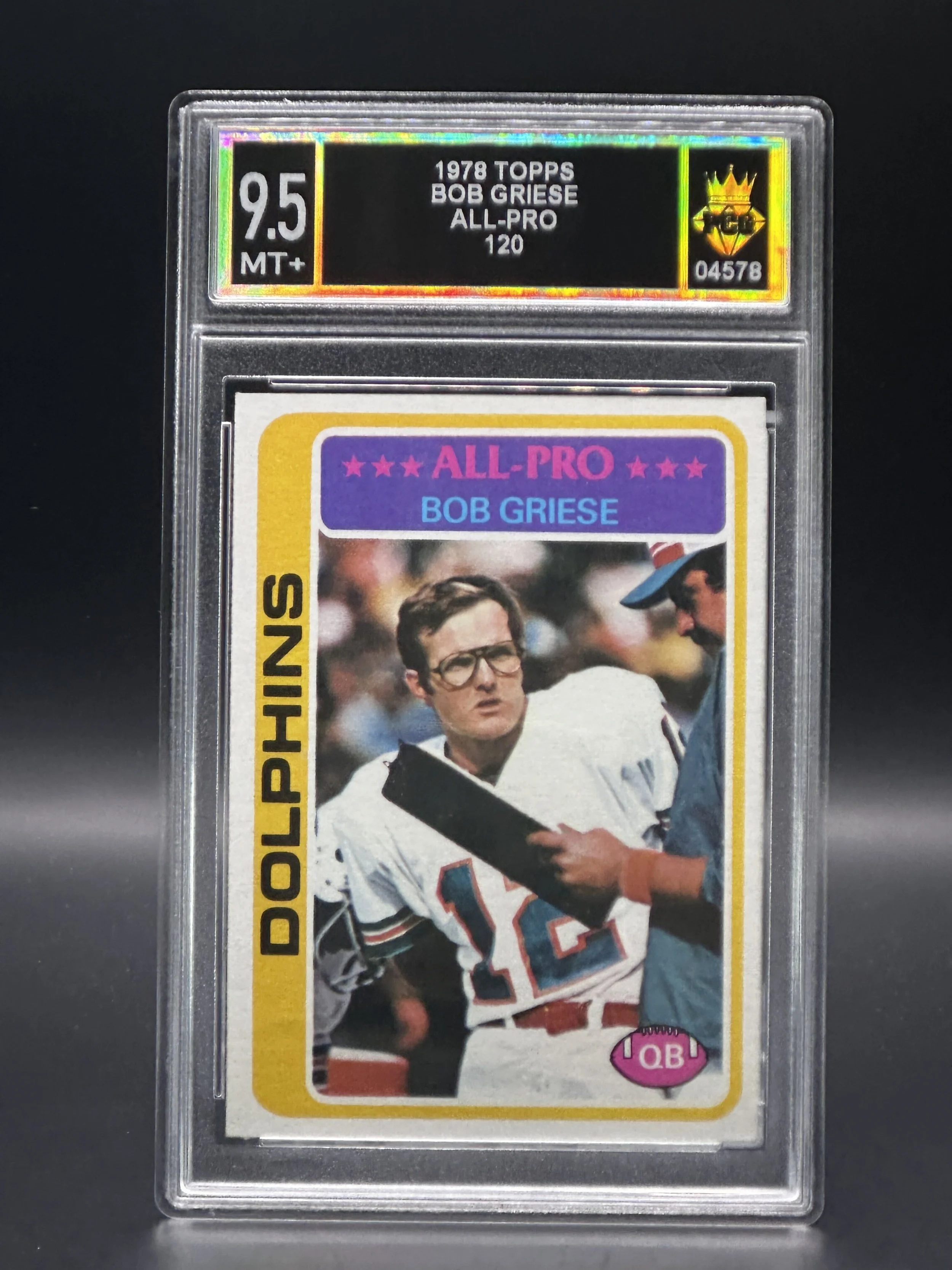 #04578 1978 BOB GRIESE 9.5 MT+