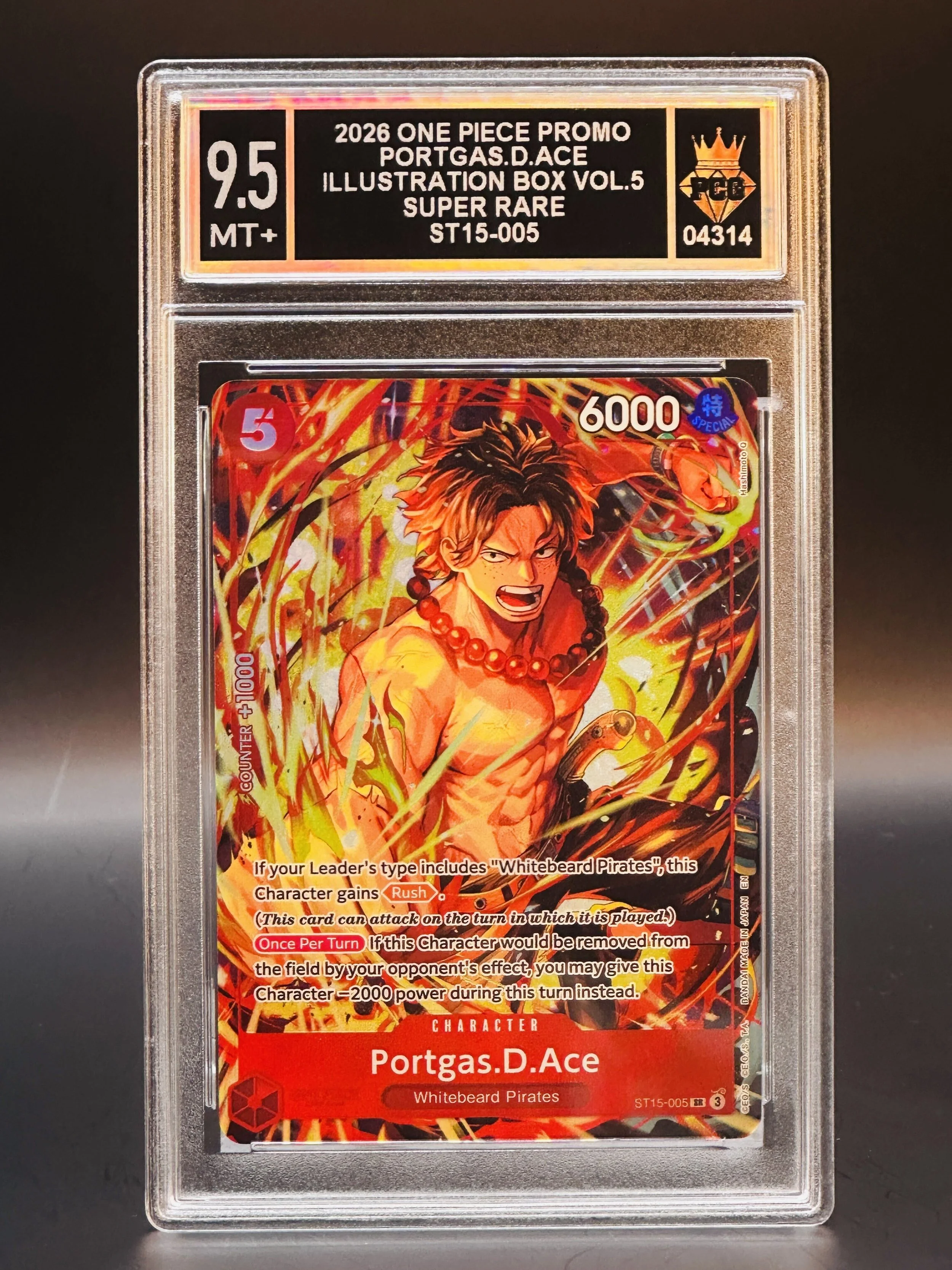 #04314 2026 PORTGAS.D.ACE 9.5 MT+