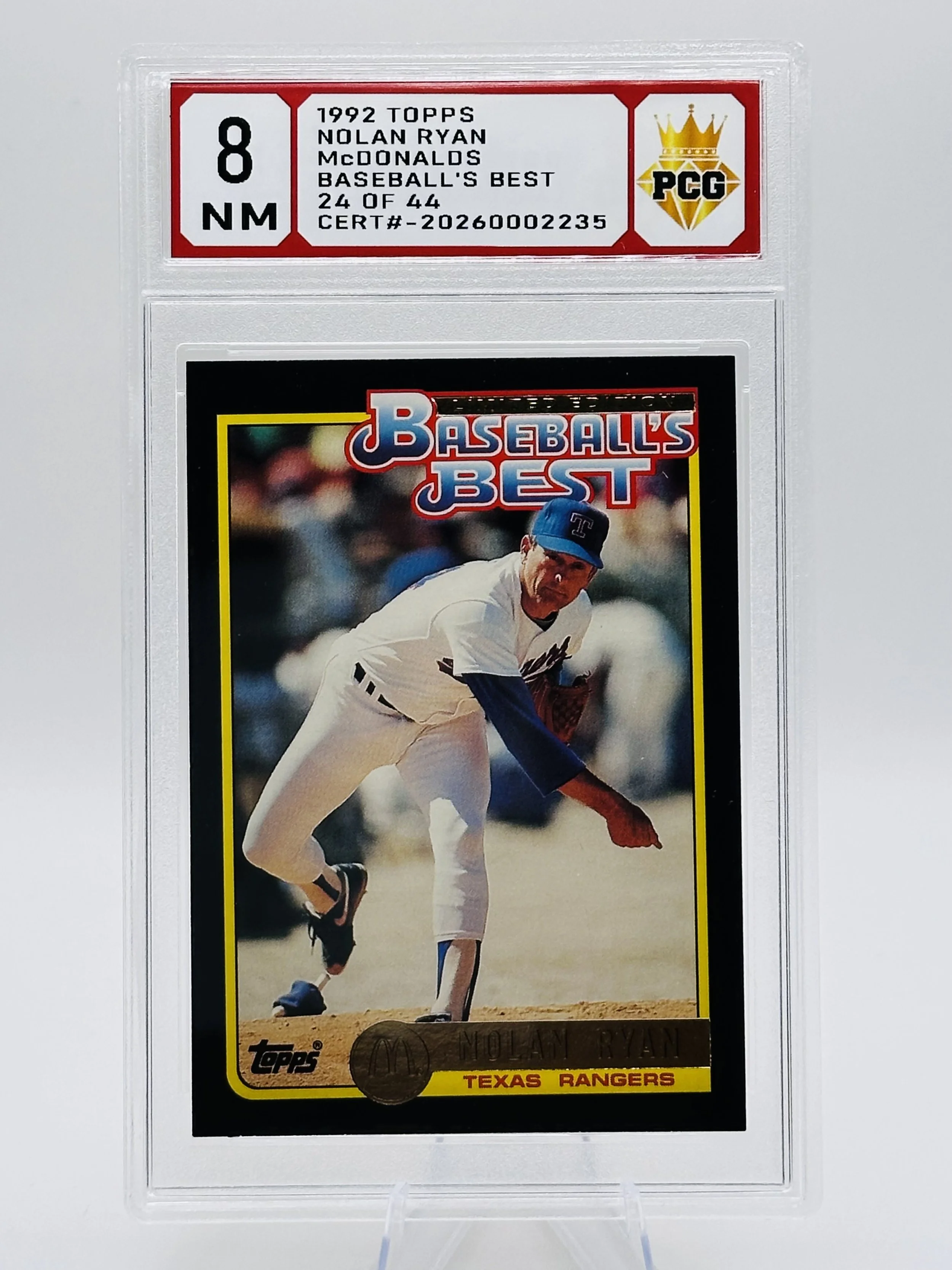 #20260002235 1992 NOLAN RYAN 8 NM